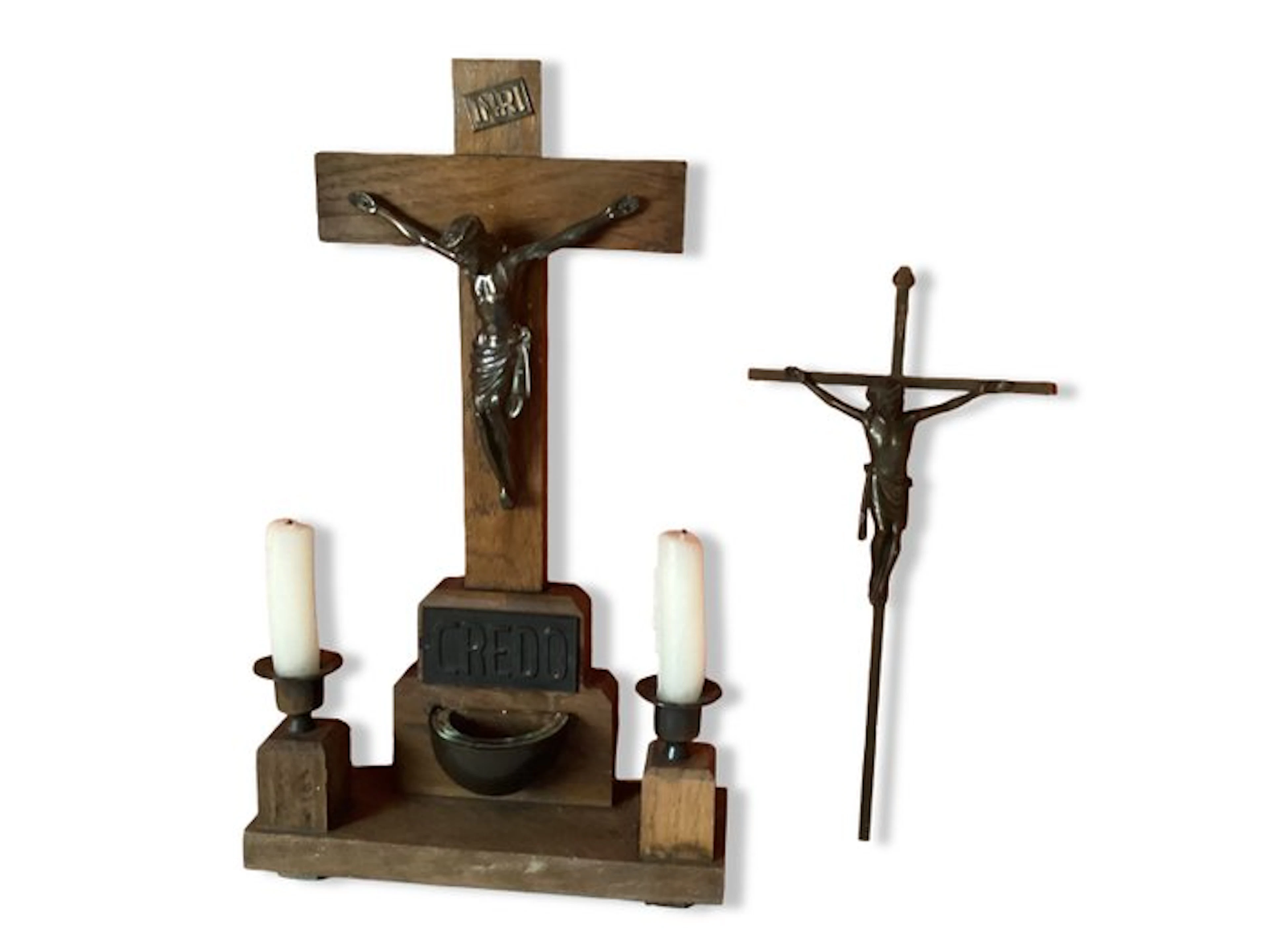 Antique inspired Crucifix (2) - Wood