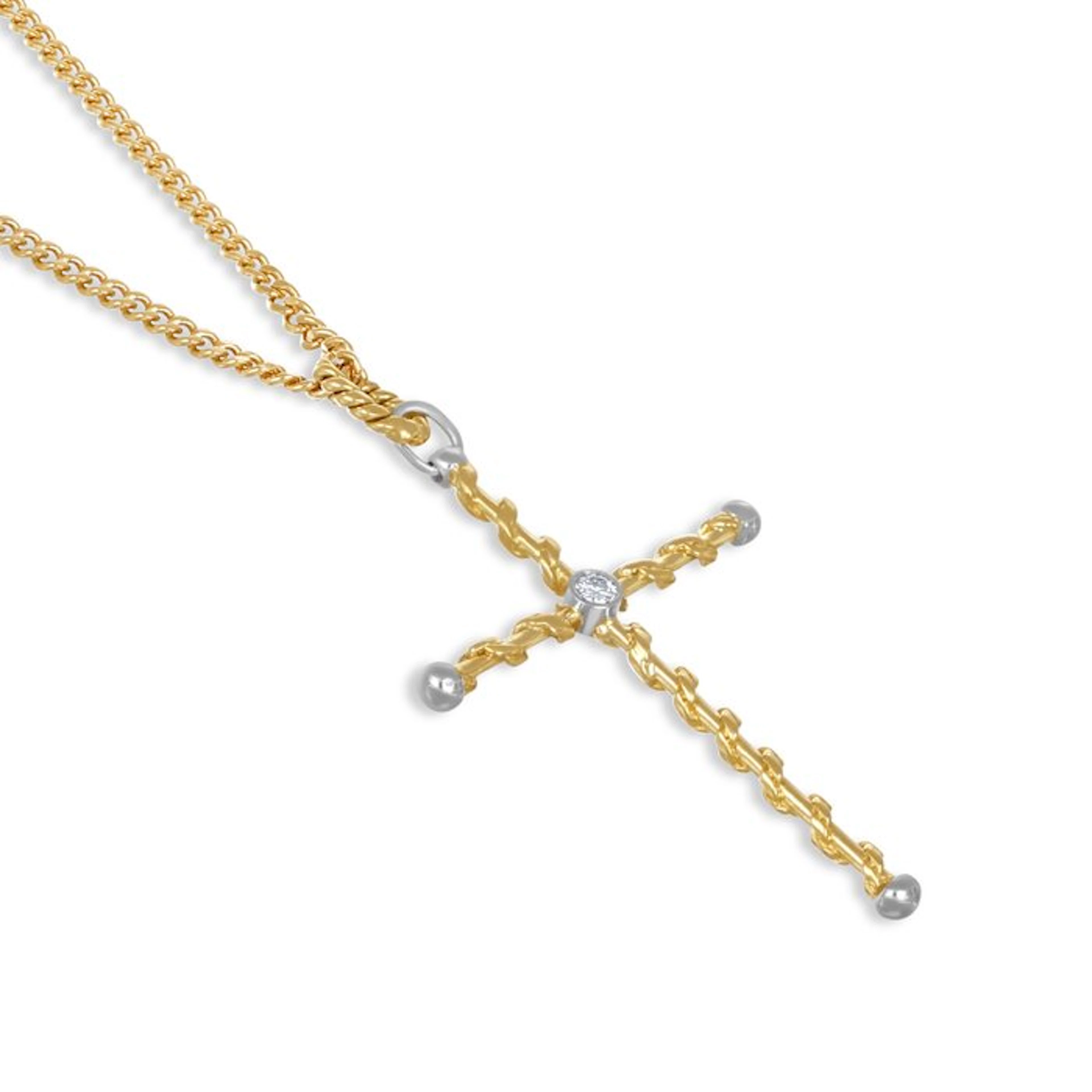 Necklace with pendant - 18 kt