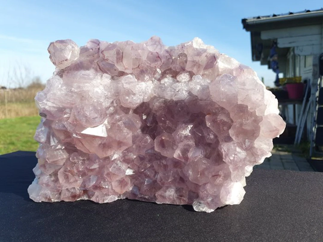 Big Amethyst Points Crystal cluster - Height: 28 cm - Width: 20 cm- 5300 g