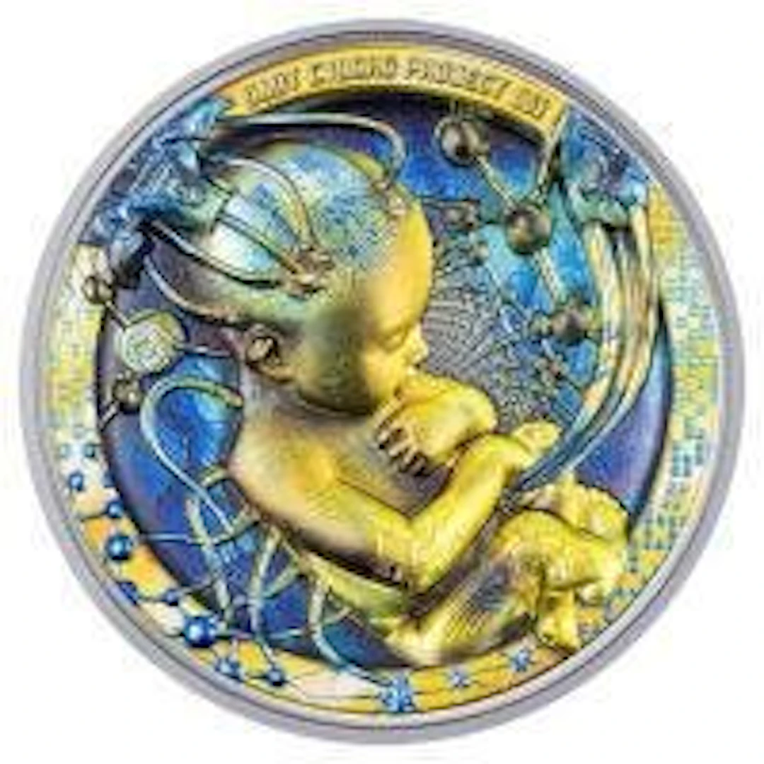 Palau. 20 Dollars 2022 Cyborg Revolution - Baby Cyborg