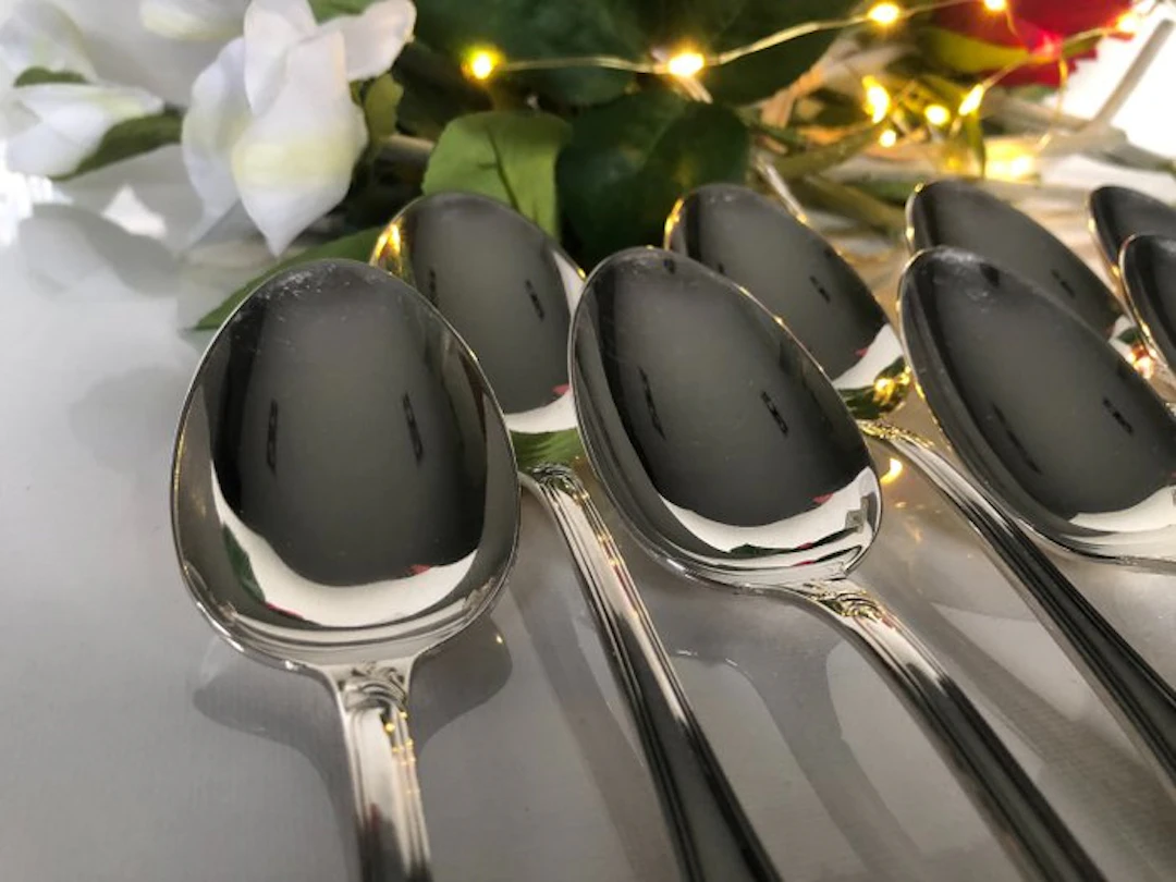 Christofle - Marly cuillères expresso 10 cm - Spoon (8) - Marly - silver metal