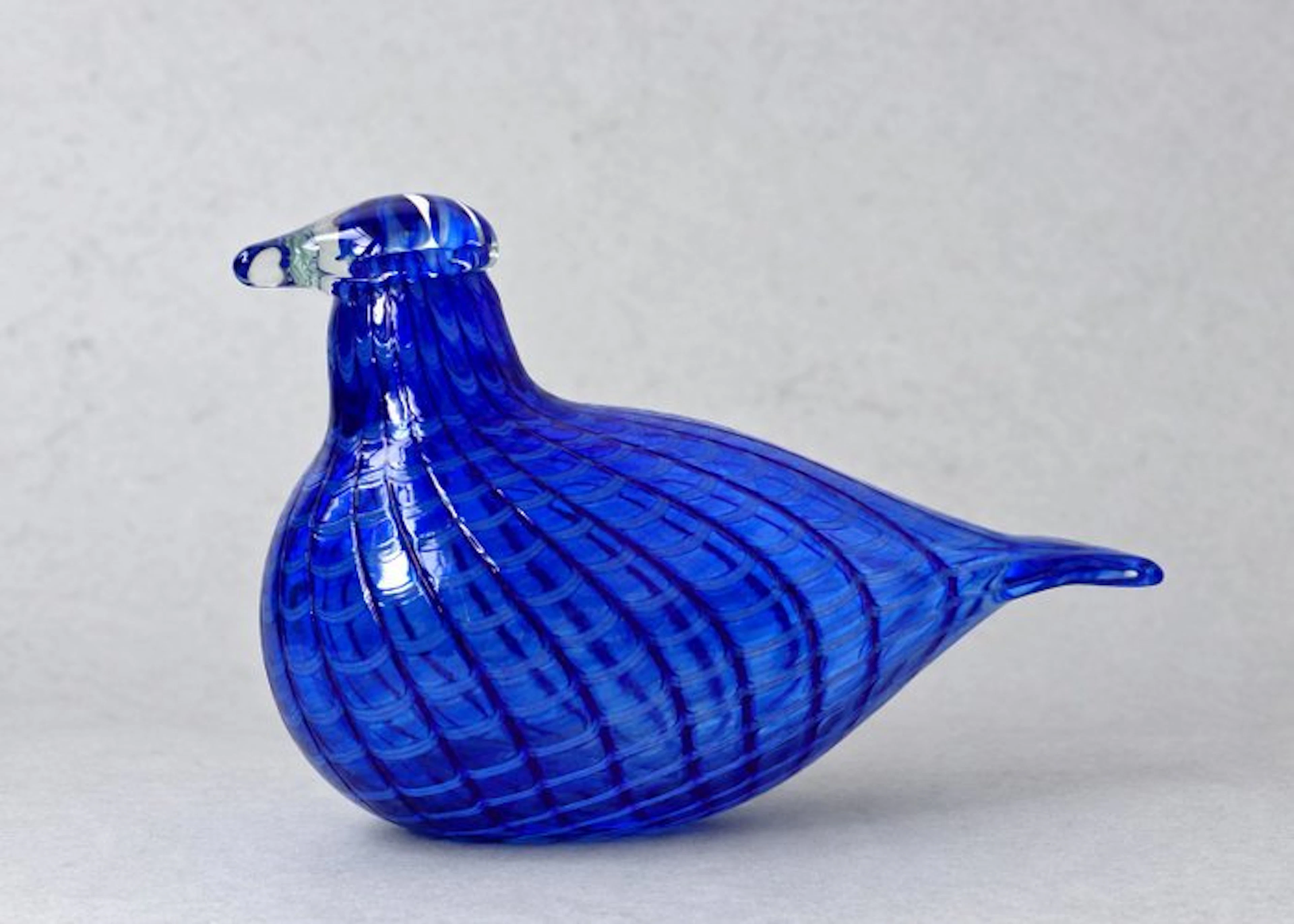 Italla - Oiva Toikka - Jar - Bluebird / Sinisulka - Glass - Birds of Passage