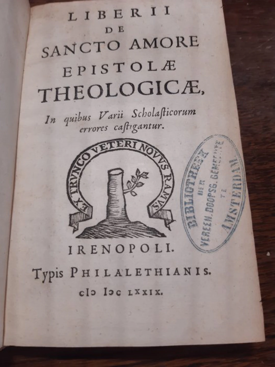 Pseudonym Liberius de Sancto Amore (Jean le Clerc)...