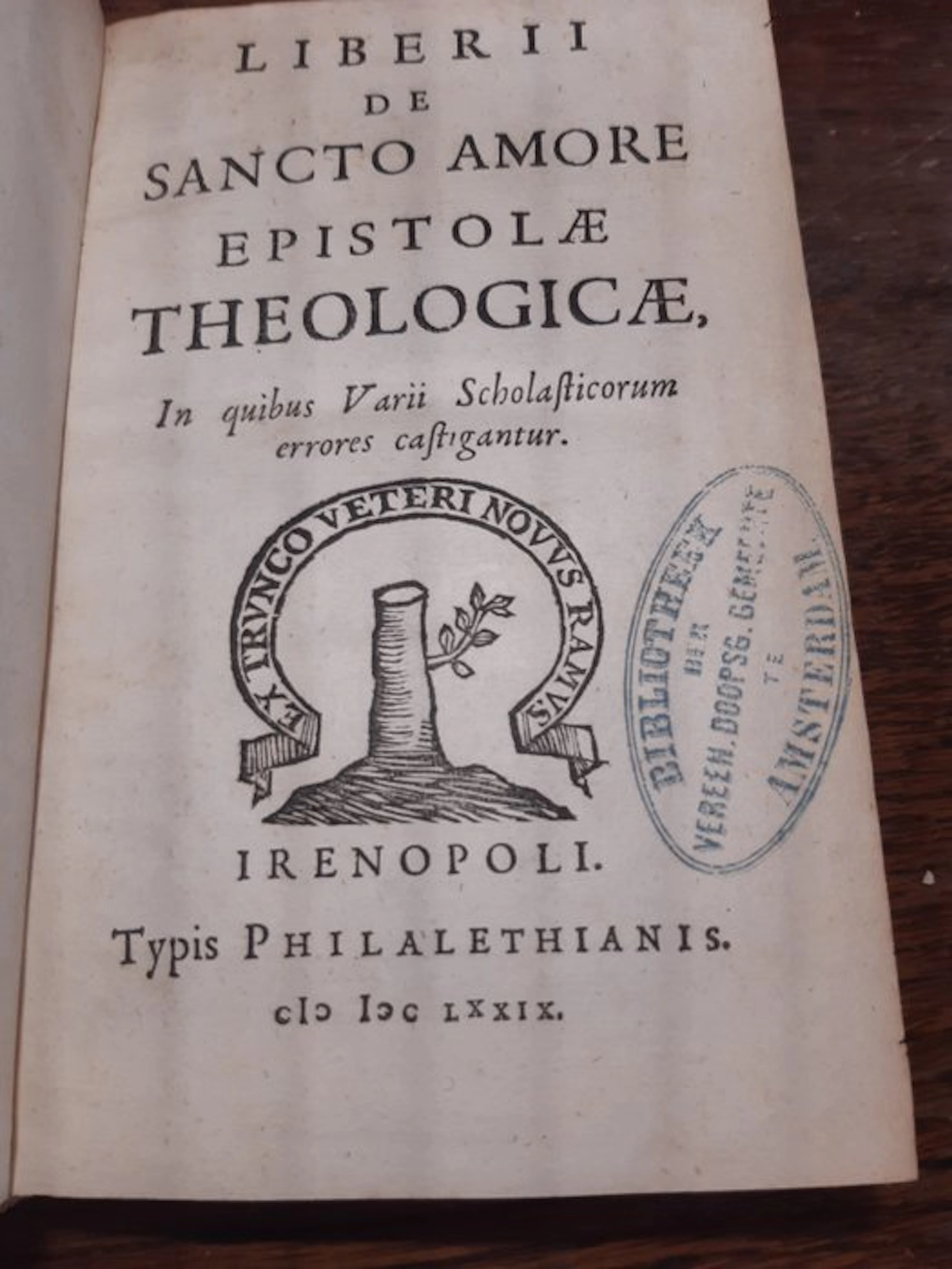 Pseudonym Liberius de Sancto Amore (Jean le Clerc)...