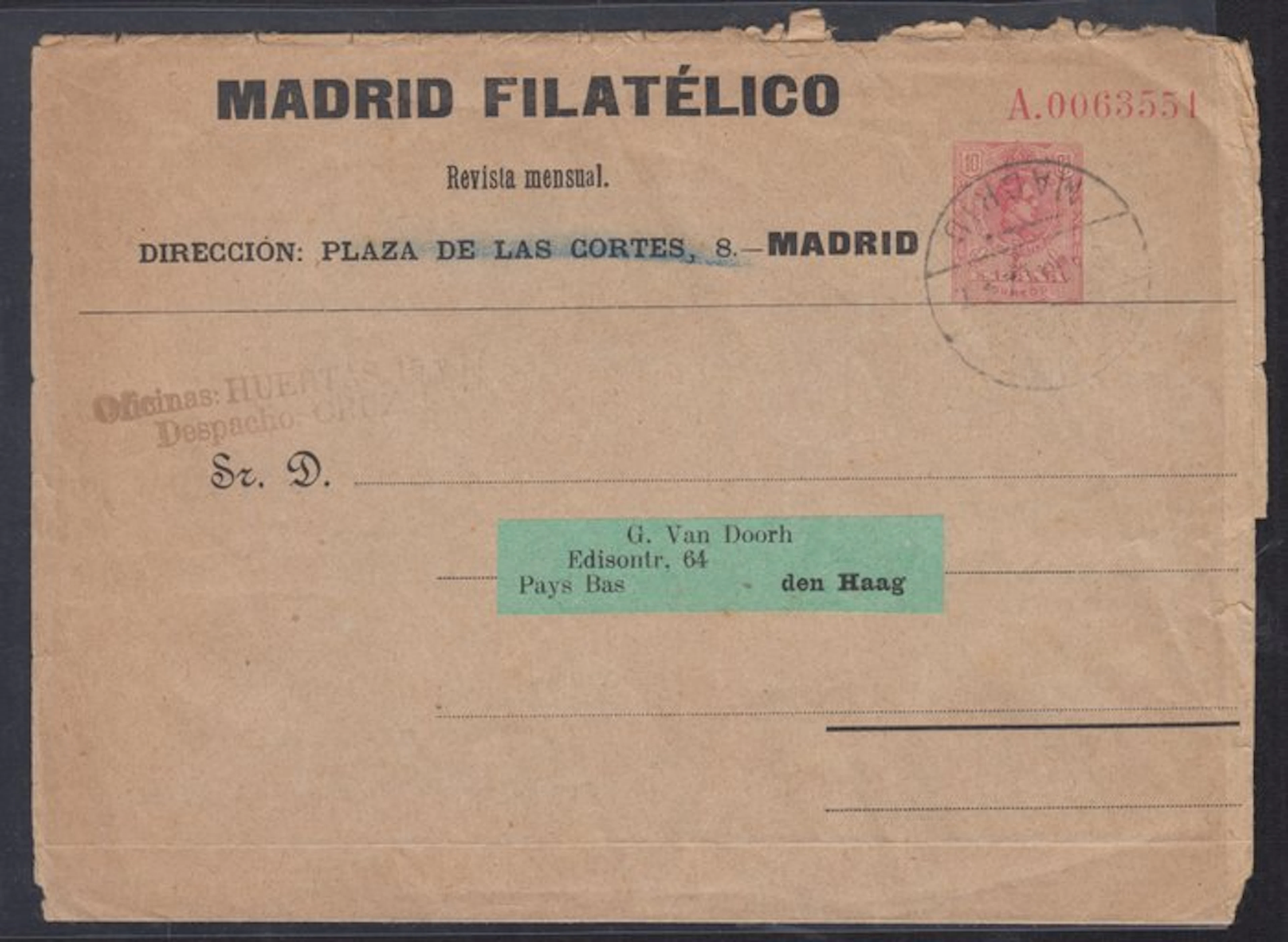 Spain - Postal envelope Laíz 203