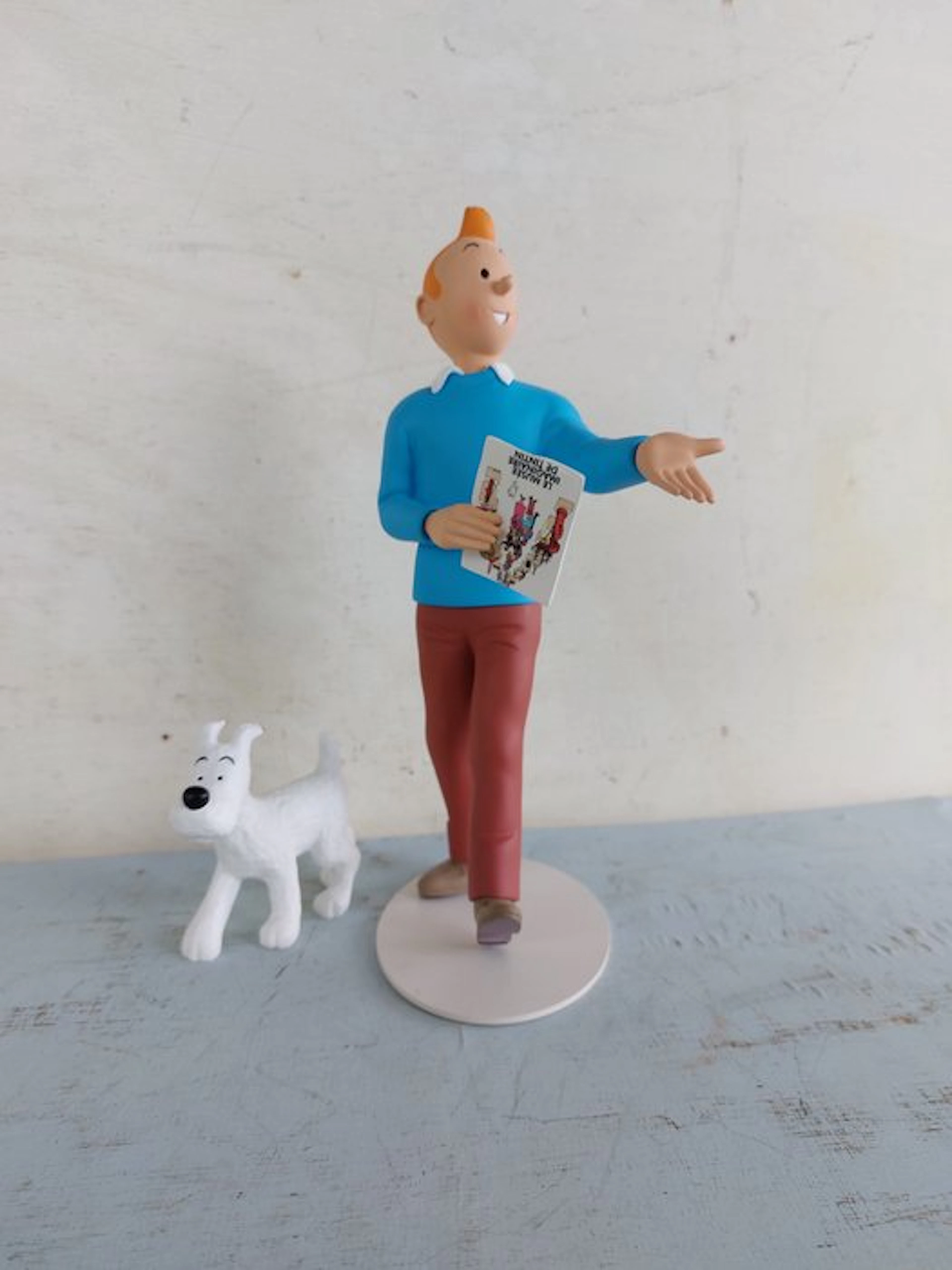 Statuette Moulinsart 46007 - Figurine - Tintin et Milou - Resin