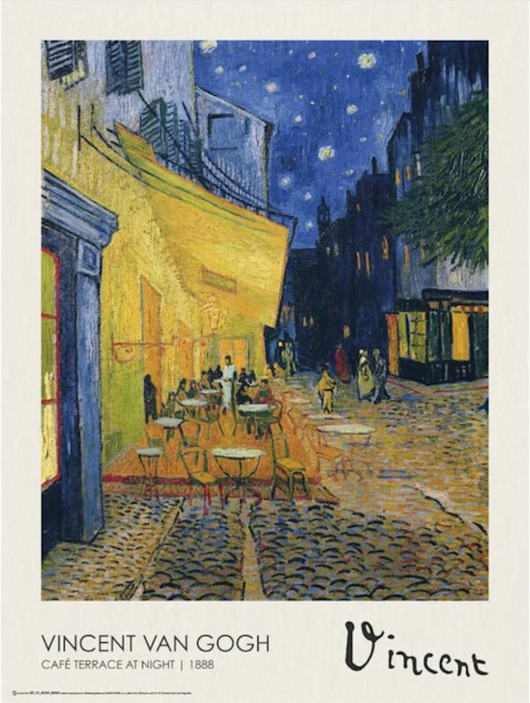 Vincent Van Gogh - Terrasse du café le soir - Gogh's...