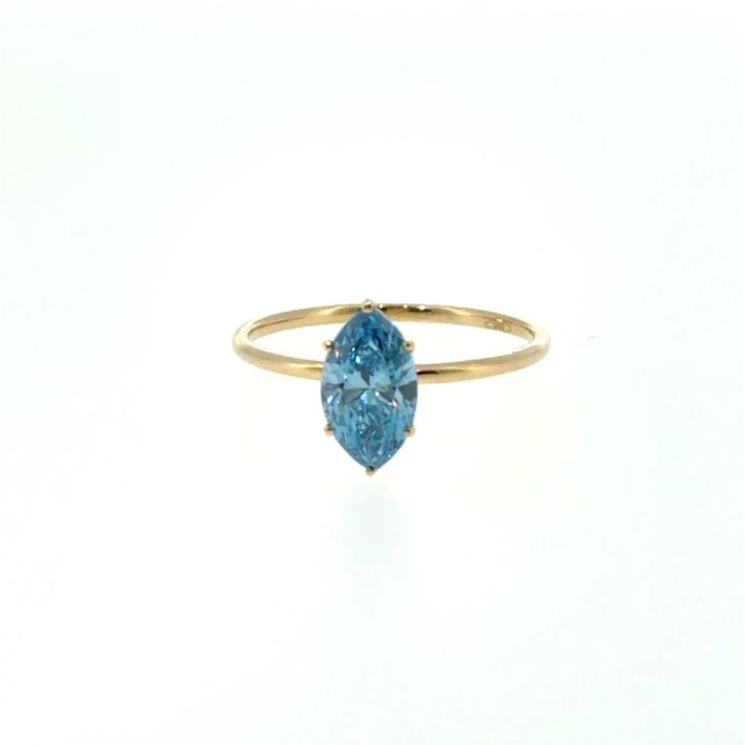 No reserve price - Ring - 14 kt