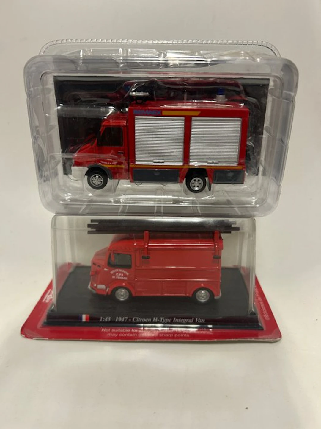 Unknown 1:43 - Model truck (2) - Citroen H-Type Integral Van; VSR Iveco