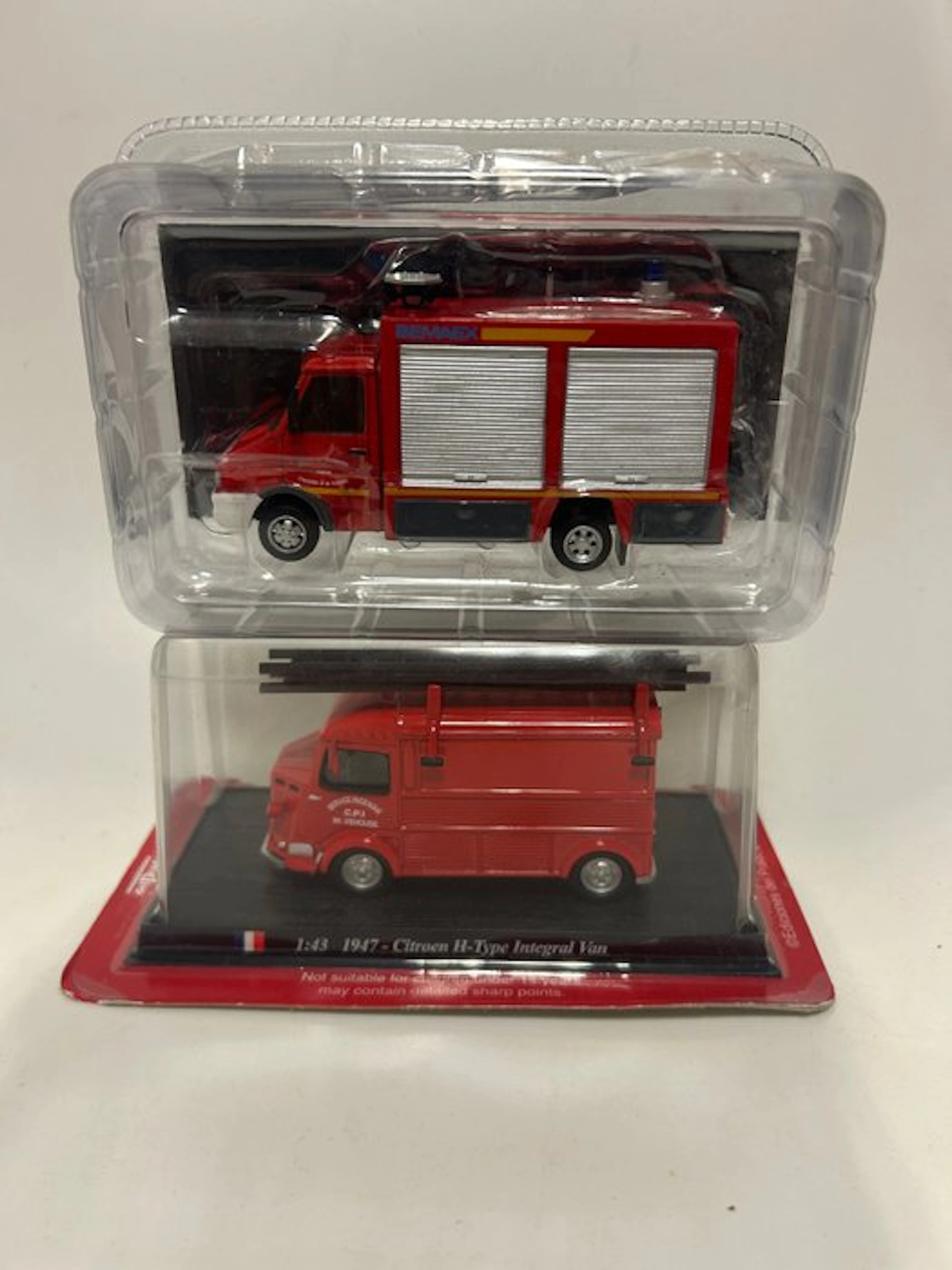 Unknown 1:43 - Model truck (2) - Citroen H-Type Integral Van; VSR Iveco