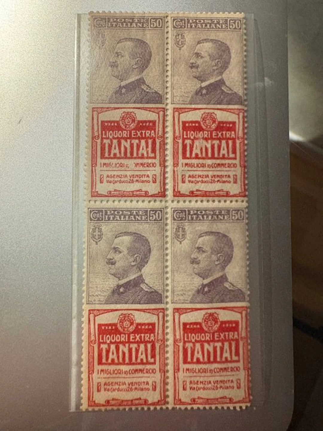 Italy Kingdom 1924 - Tantal promotional stamp in a...