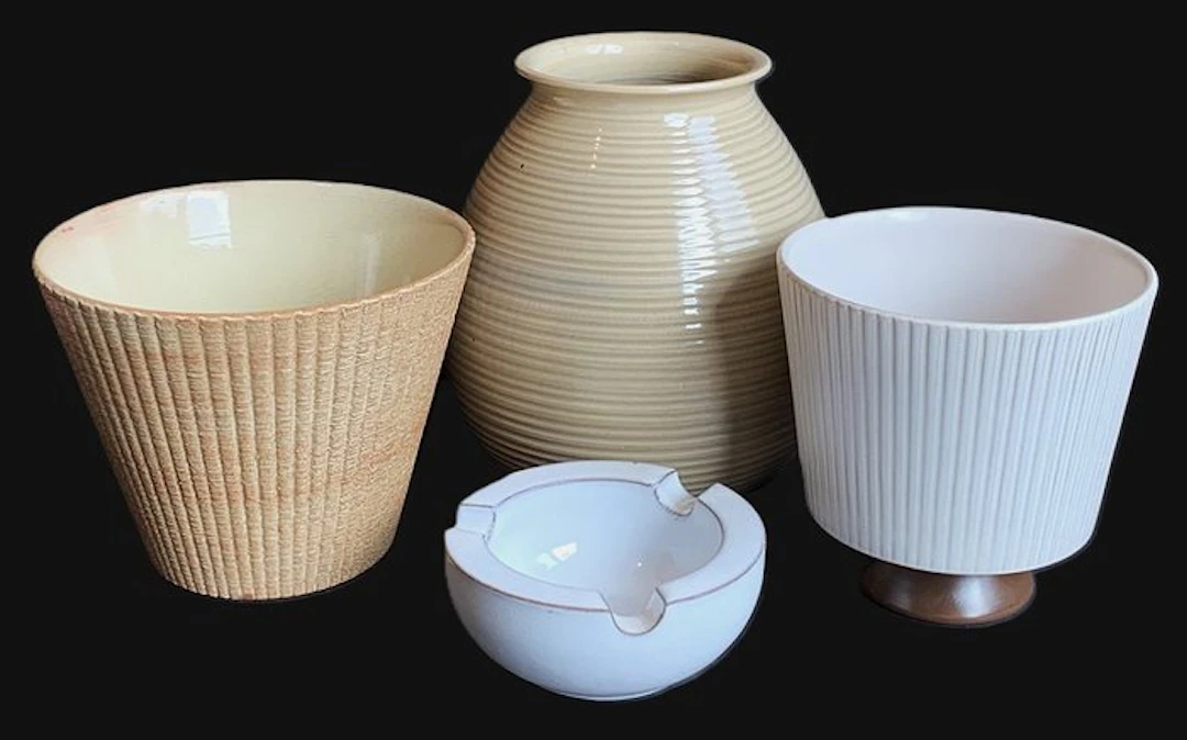 ADCO - Flower pot - Ceramic - Four objects