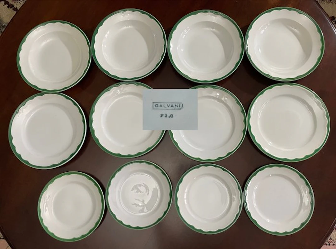 Galvani - 1940 circa - Dish (12) - Pottery