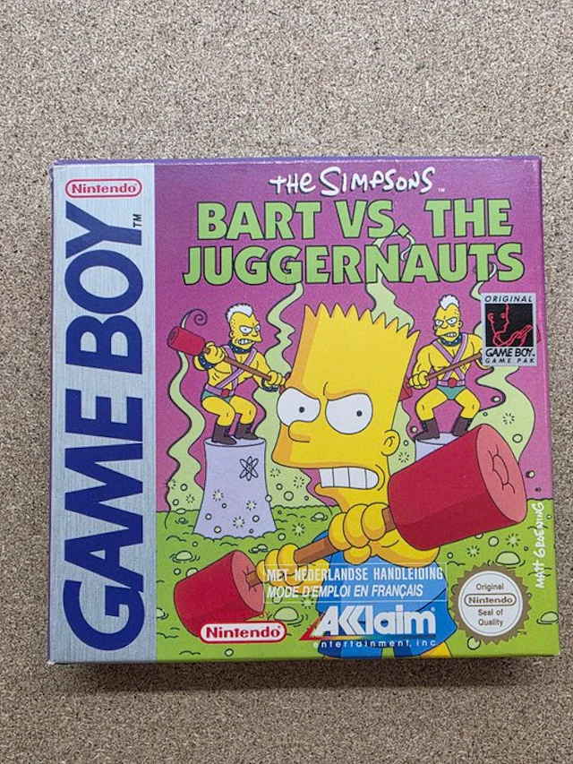 Nintendo - Gameboy Classic - The Simpson's "Bart Vs...
