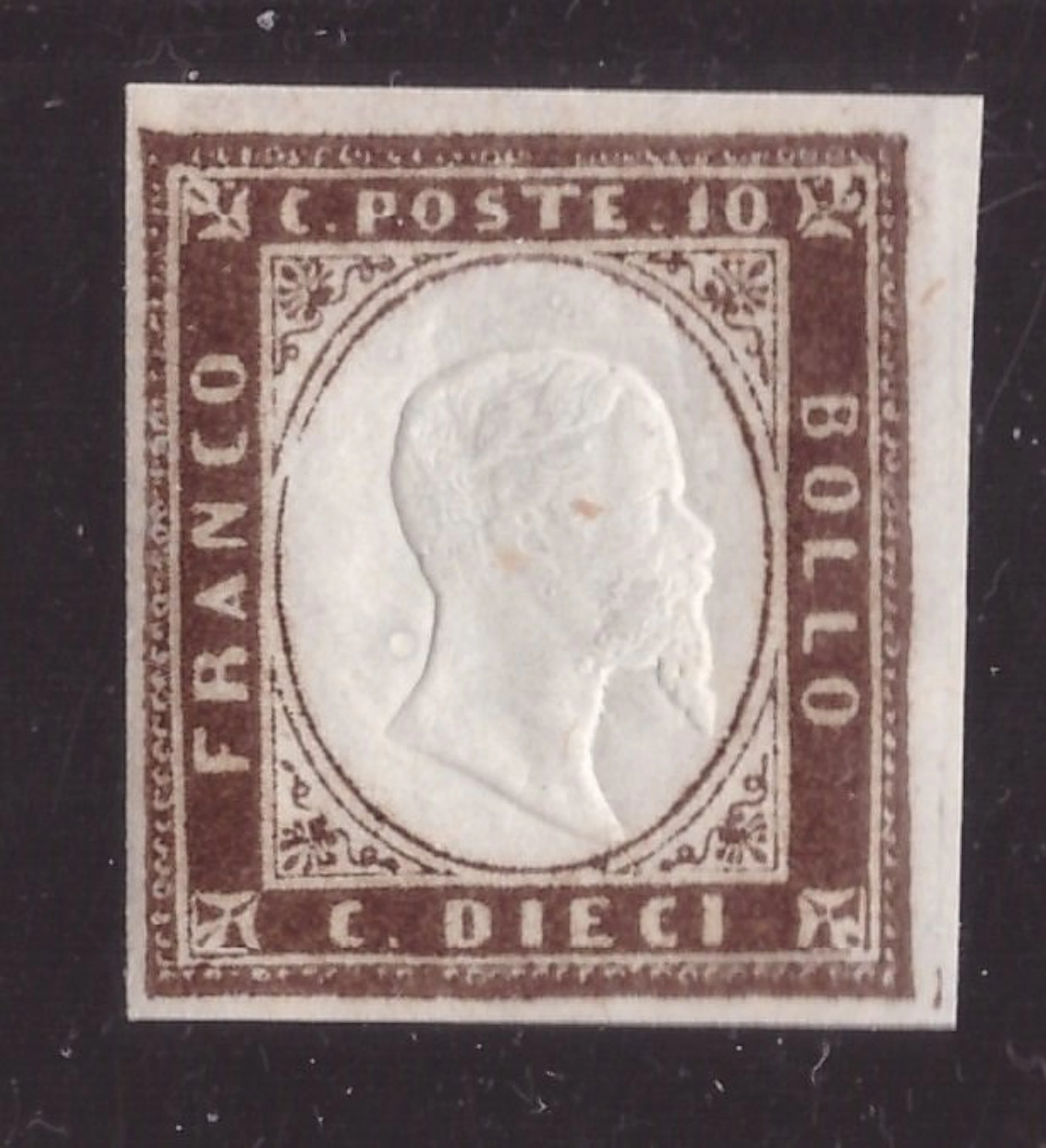 Italian Ancient States - Sardinia 1859 - 10 centesimi