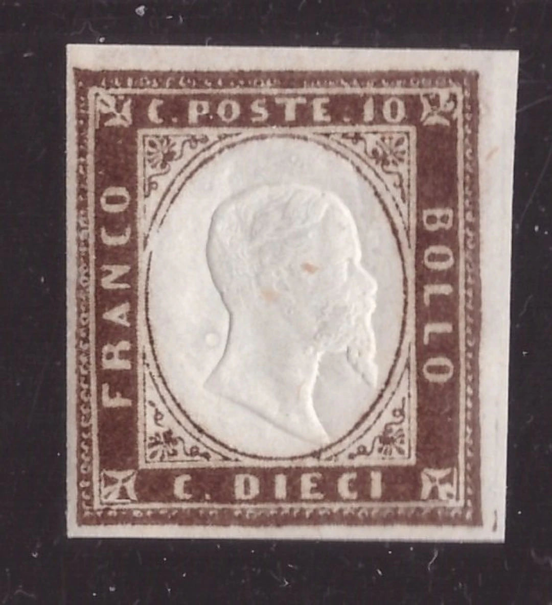 Italian Ancient States - Sardinia 1859 - 10 centesimi