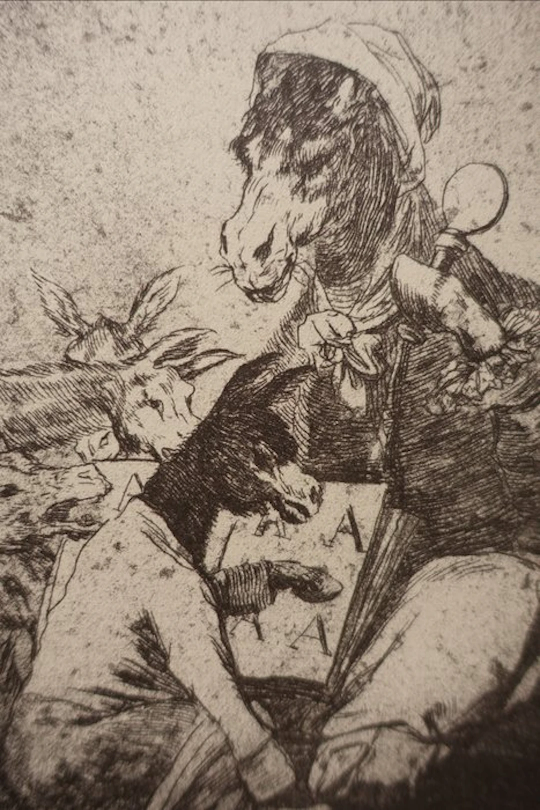 Francisco De Goya (1746-1828) - Caprichos #37 Si sabrá mas el discipulo?