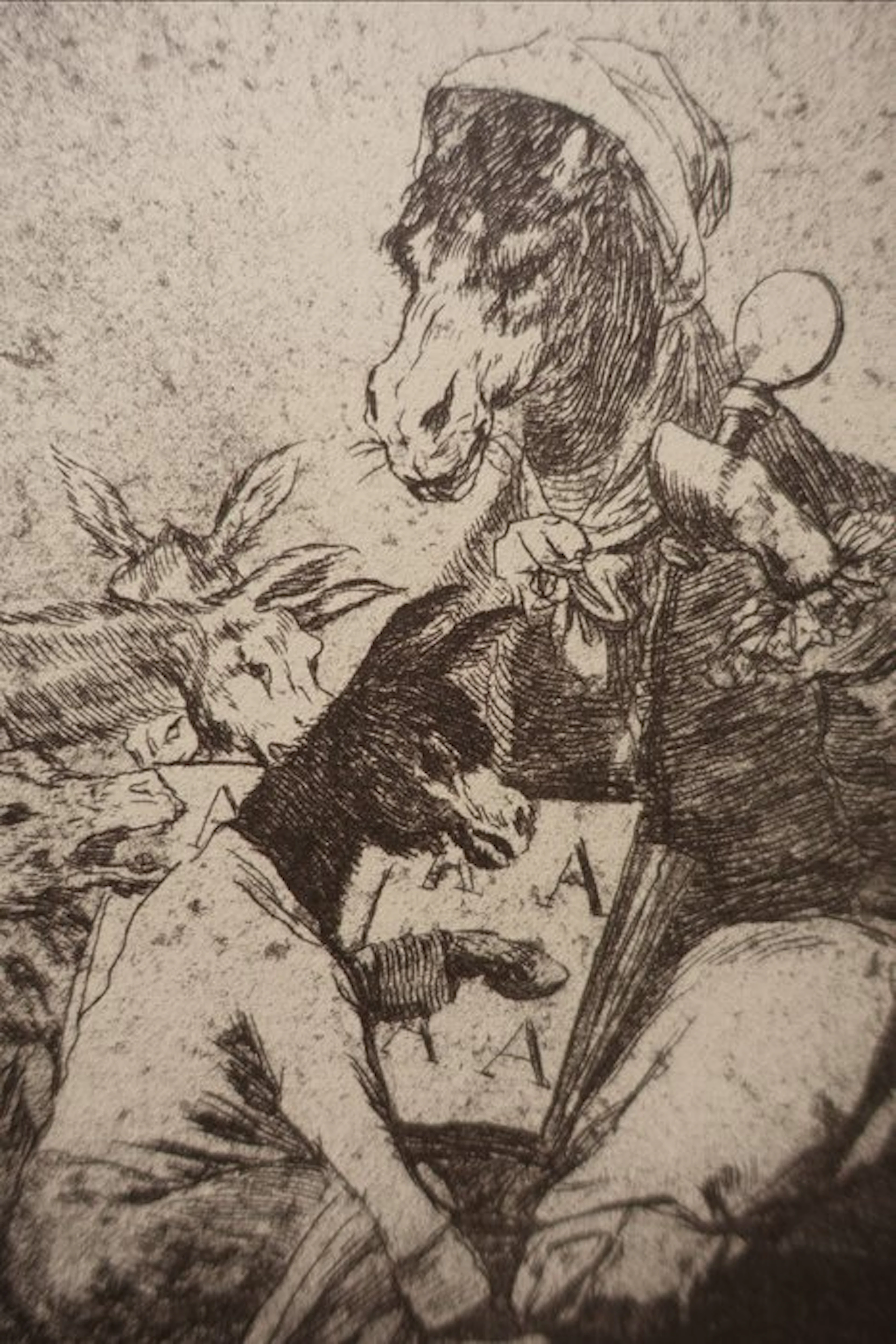 Francisco De Goya (1746-1828) - Caprichos #37 Si sabrá mas el discipulo?