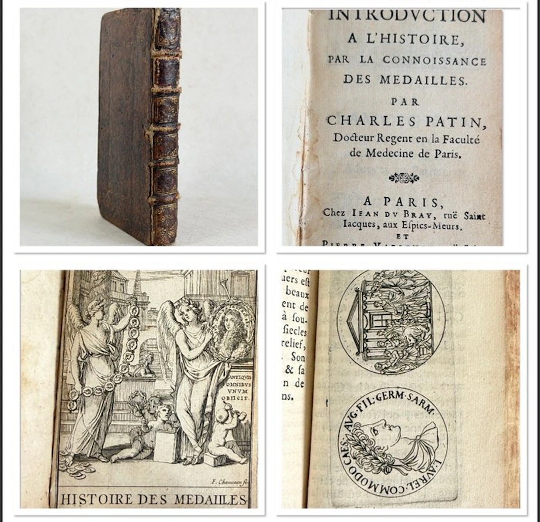 Charles Patin - Introduction à l’histoire des médailles - 1665