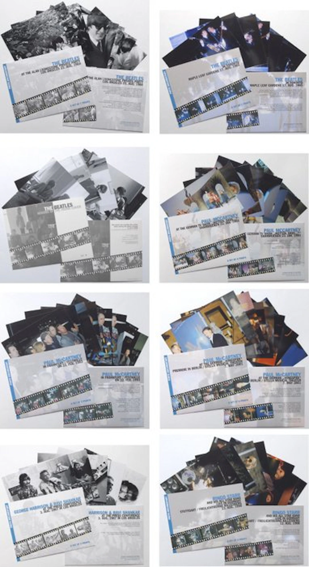 Beatles - 8x Photo Sets