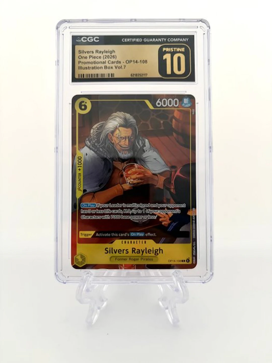 One Piece - 1 Graded card - One Piece - Silvers Rayleigh...