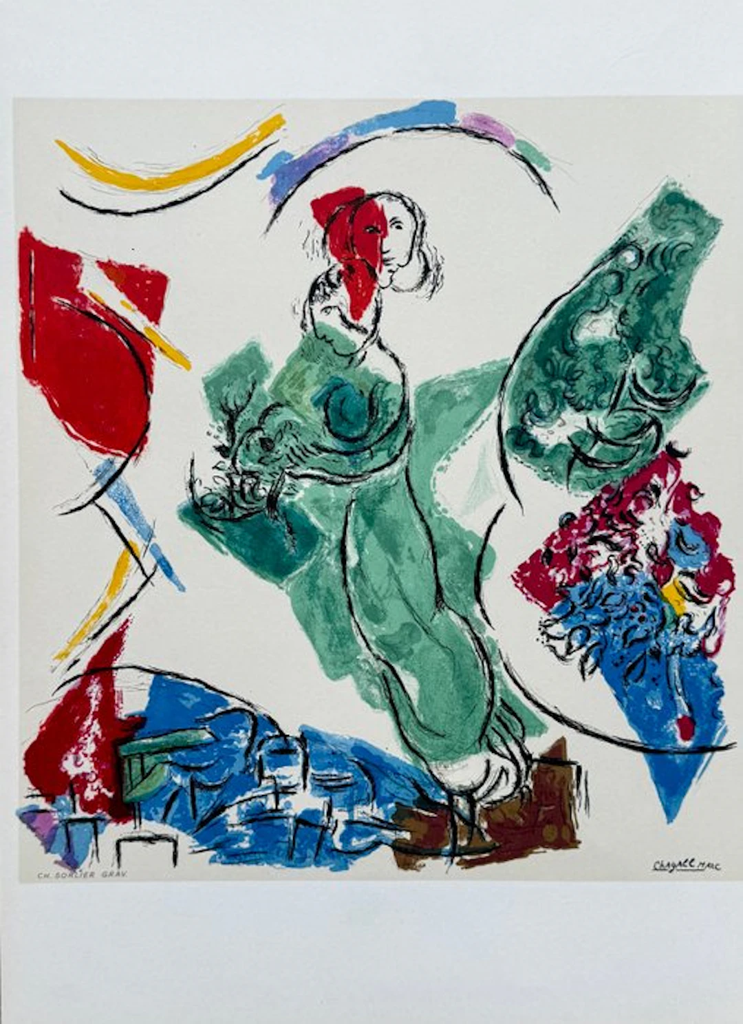Marc Chagall (1887-1985) - Les amoureux