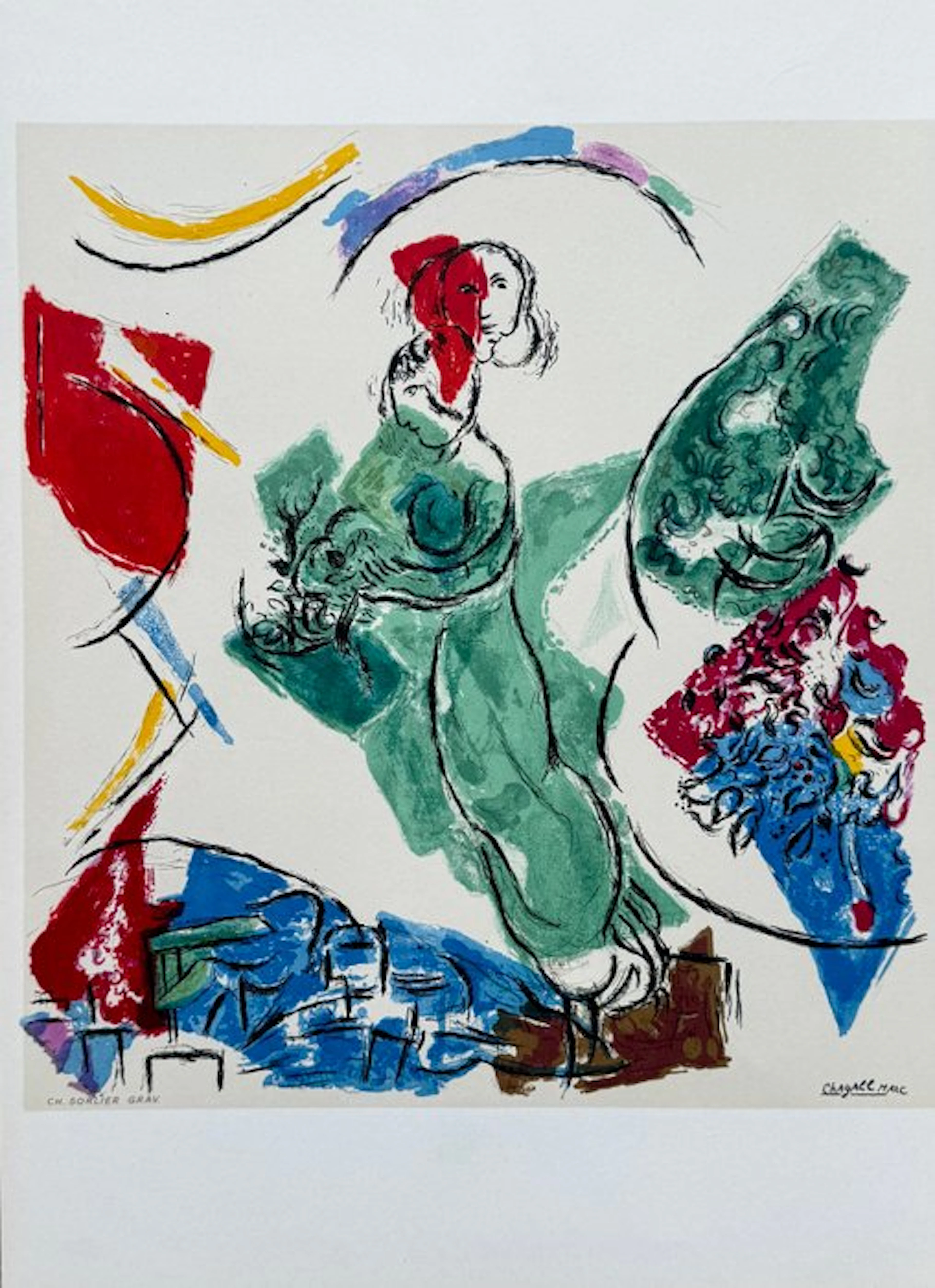 Marc Chagall (1887-1985) - Les amoureux