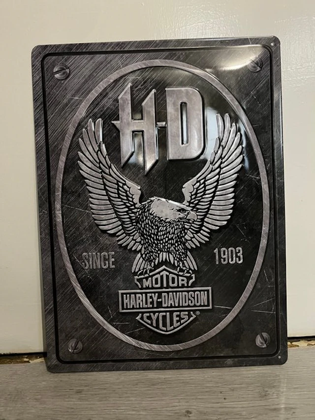 Harley-Davidson - Harley-Davidson HD eagle since 1903 metal sign - Sign - Metal