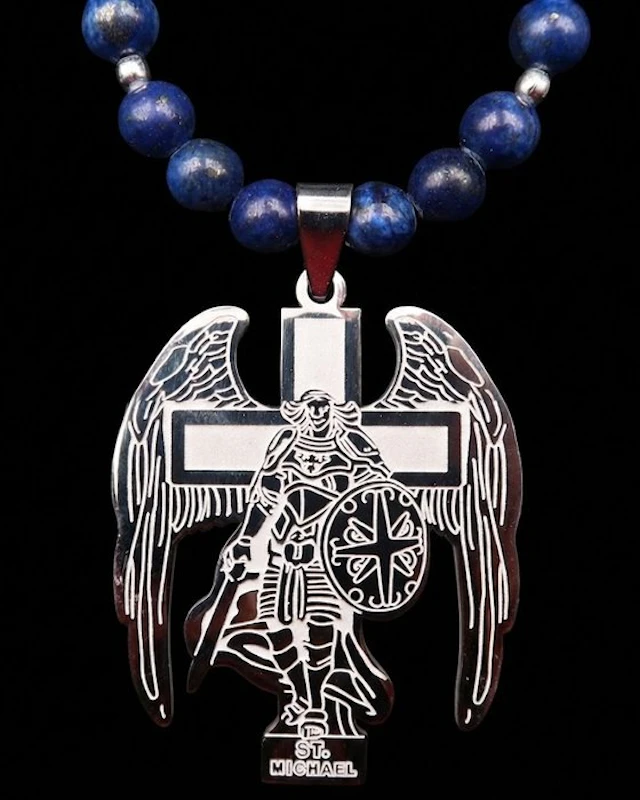 Lapis lazuli - Archangel Saint Michael – Sword of Justice...