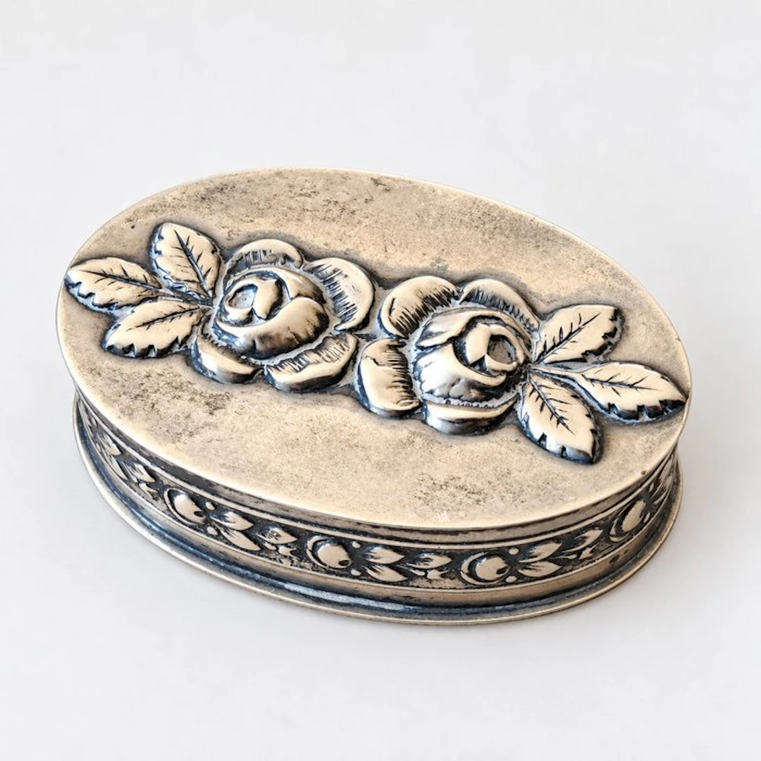 Van der Meulen & Zoon, Joure - Lodderein box - .835 silver