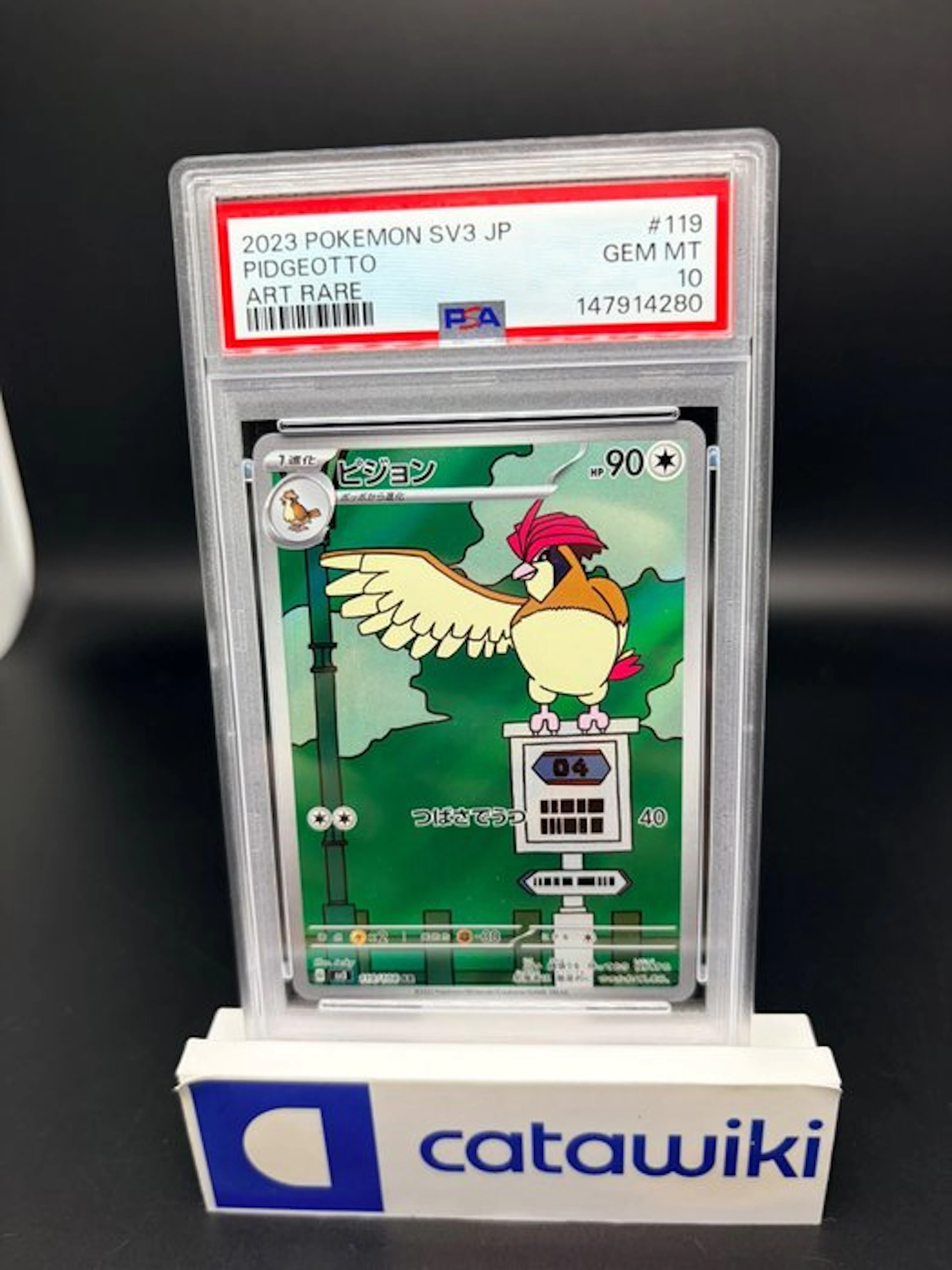 Pokémon - 1 Graded card - Pidgeotto - 119/108 - PSA 10...