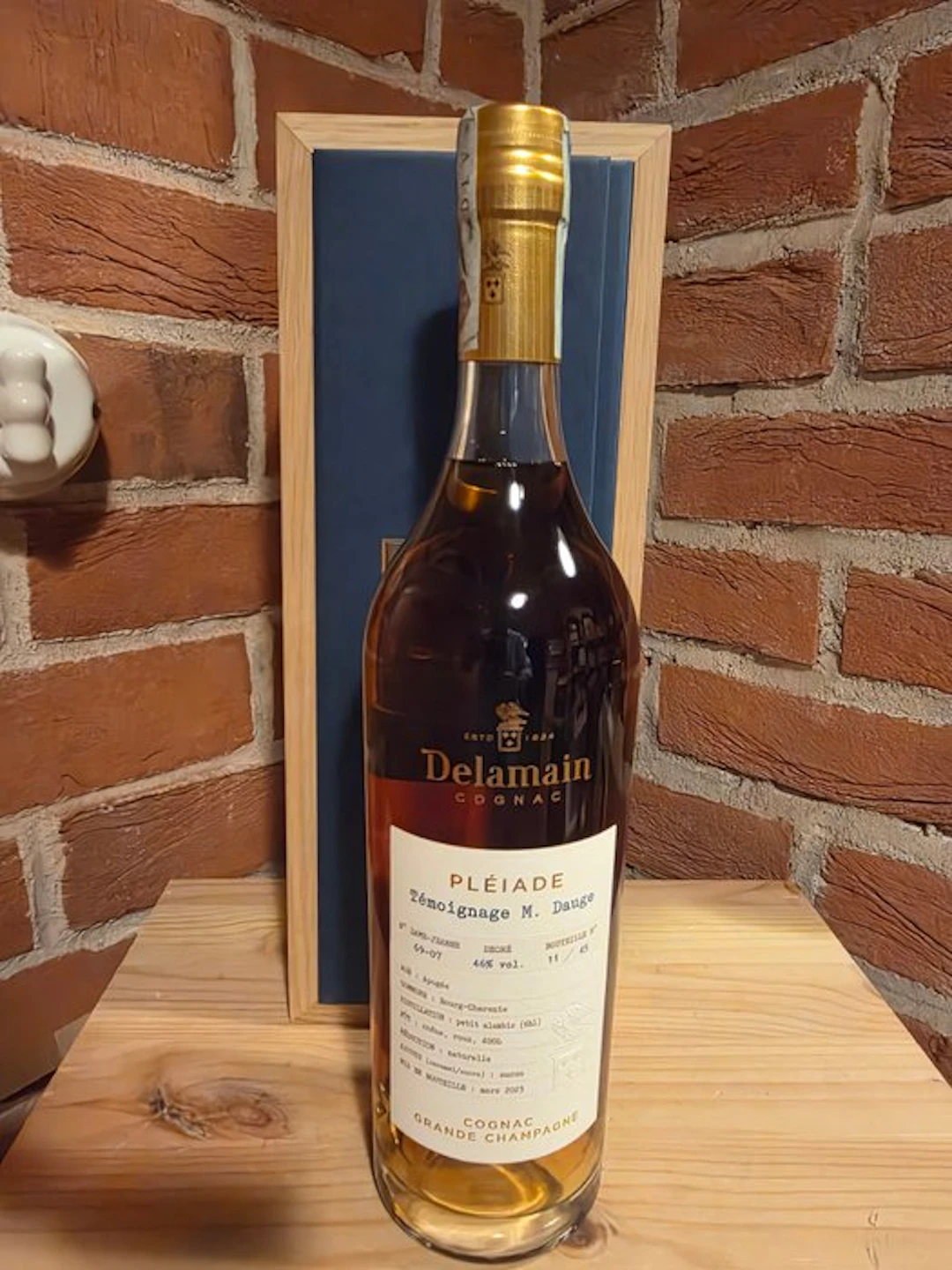 Delamain 1969 - Pléiade Témoignage M. Dauge - b. 2023 - 70cl