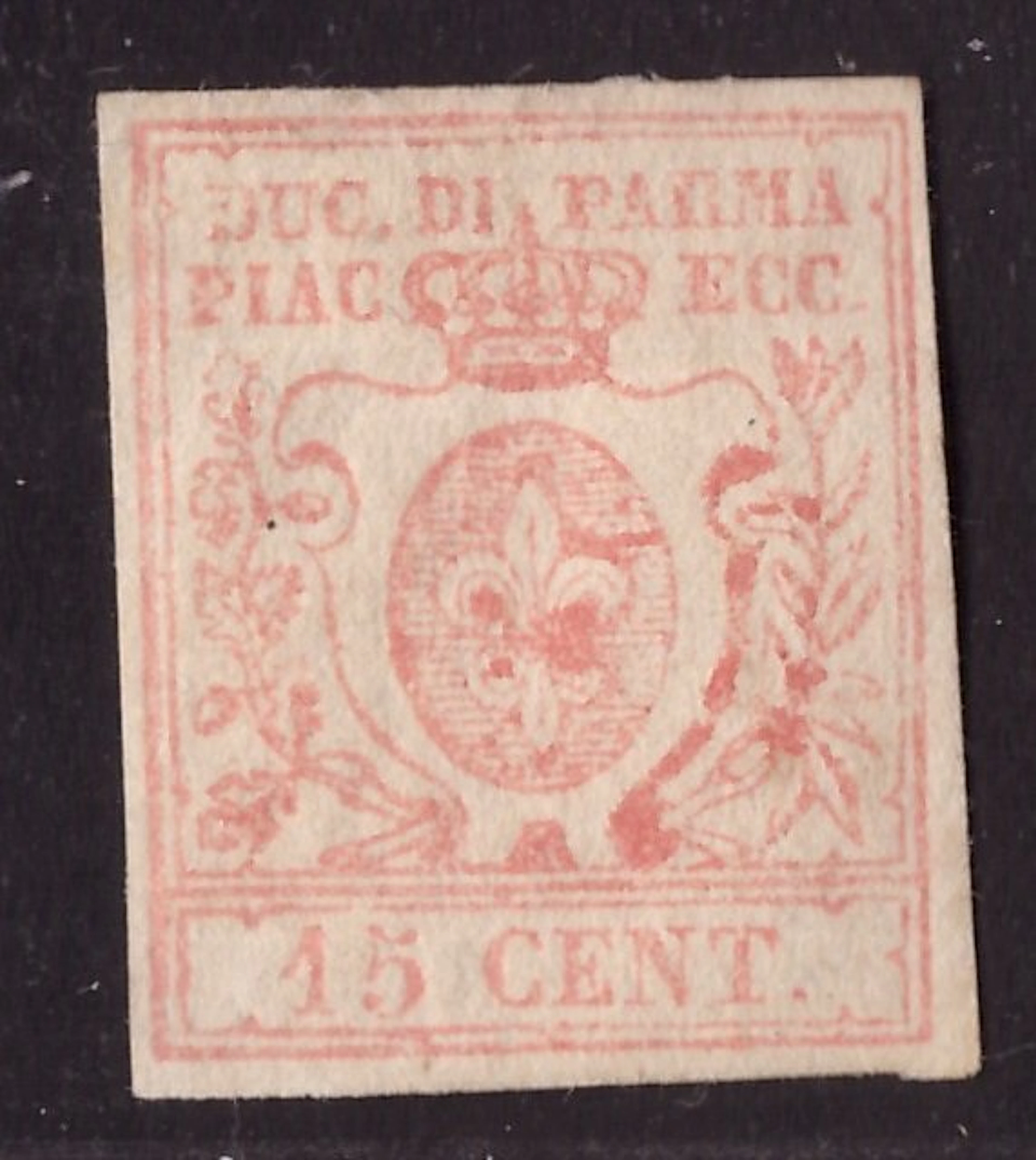 Italian Ancient States - Parma 1859 - 15 c. vermilion, third issue