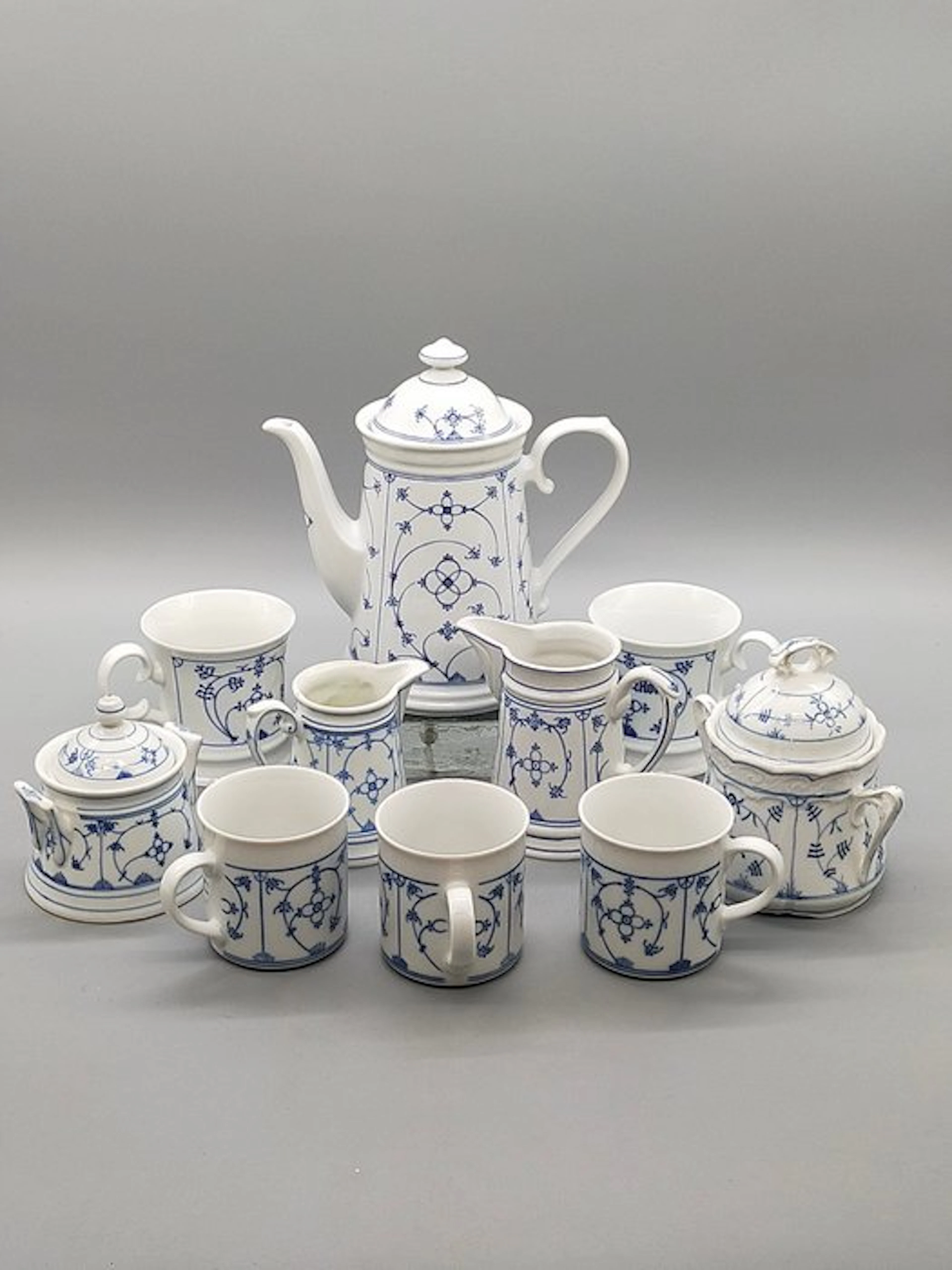 Coffee set - Patchwork Porzellan Service - Konvolut - Porcelain
