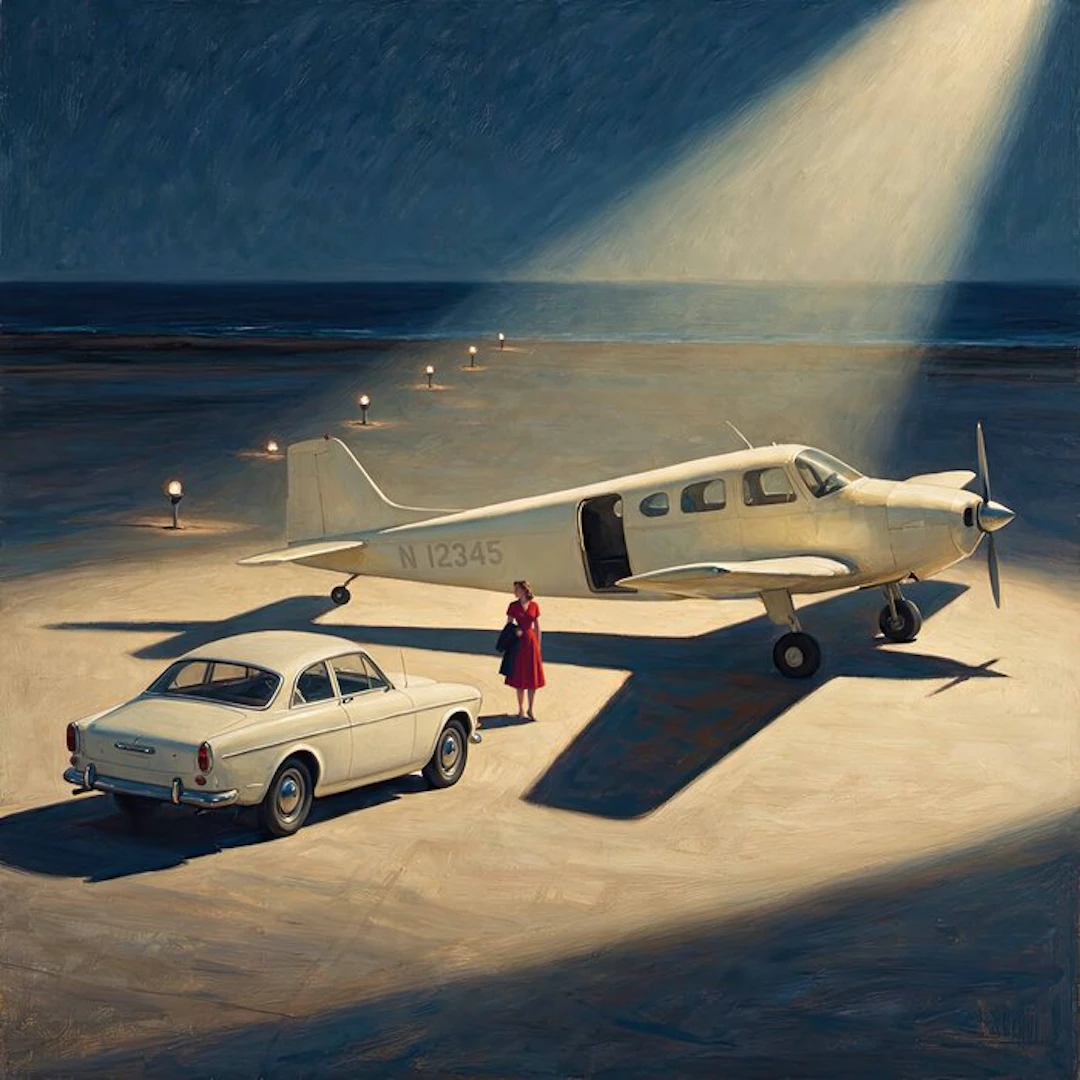 Le Yack - The Pilot Is Late - Hand signed