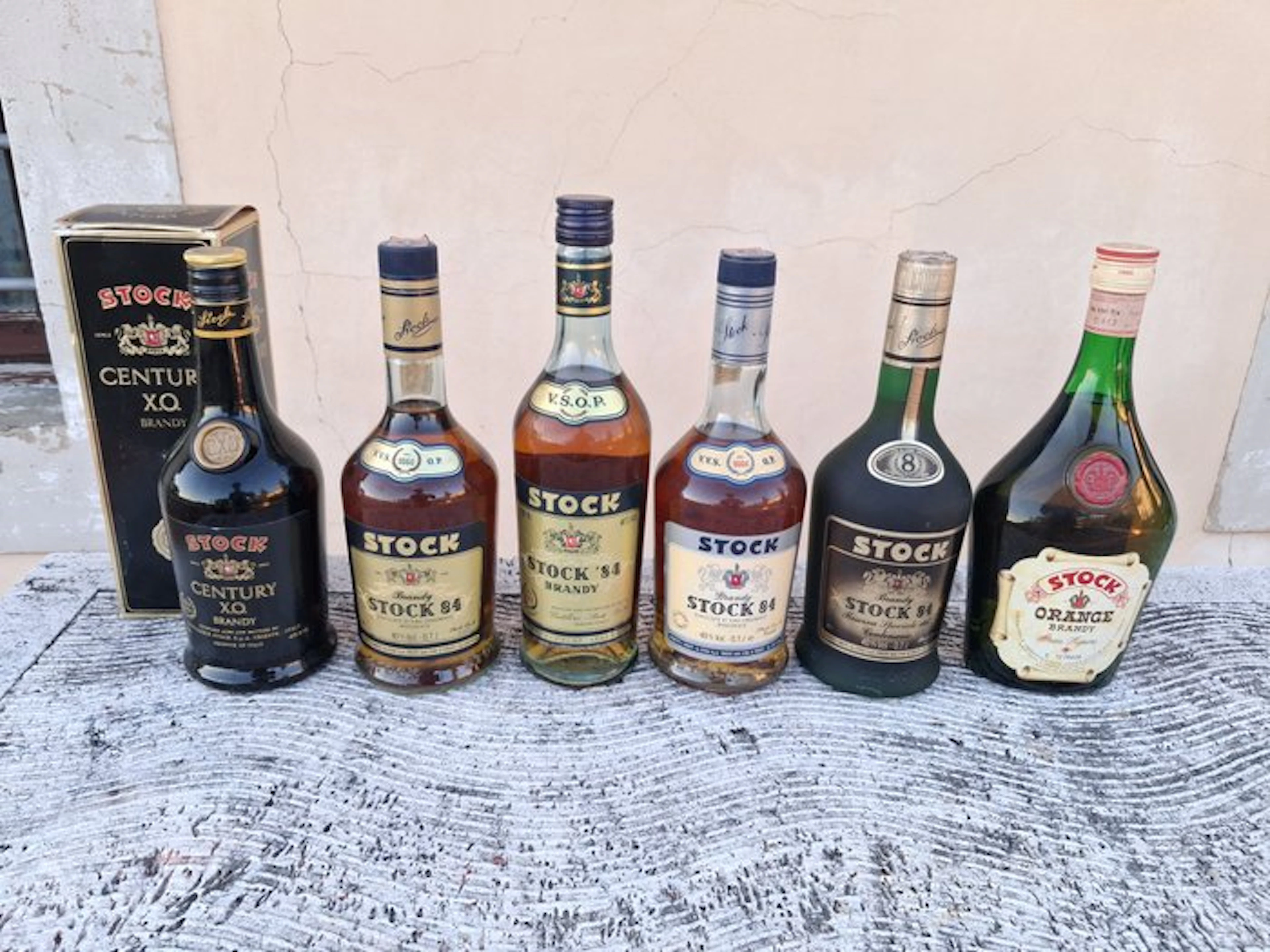 Stock - Brandy Collection - b. 1970s, 1980s - 70cl, 75.7cl - 6 bottles