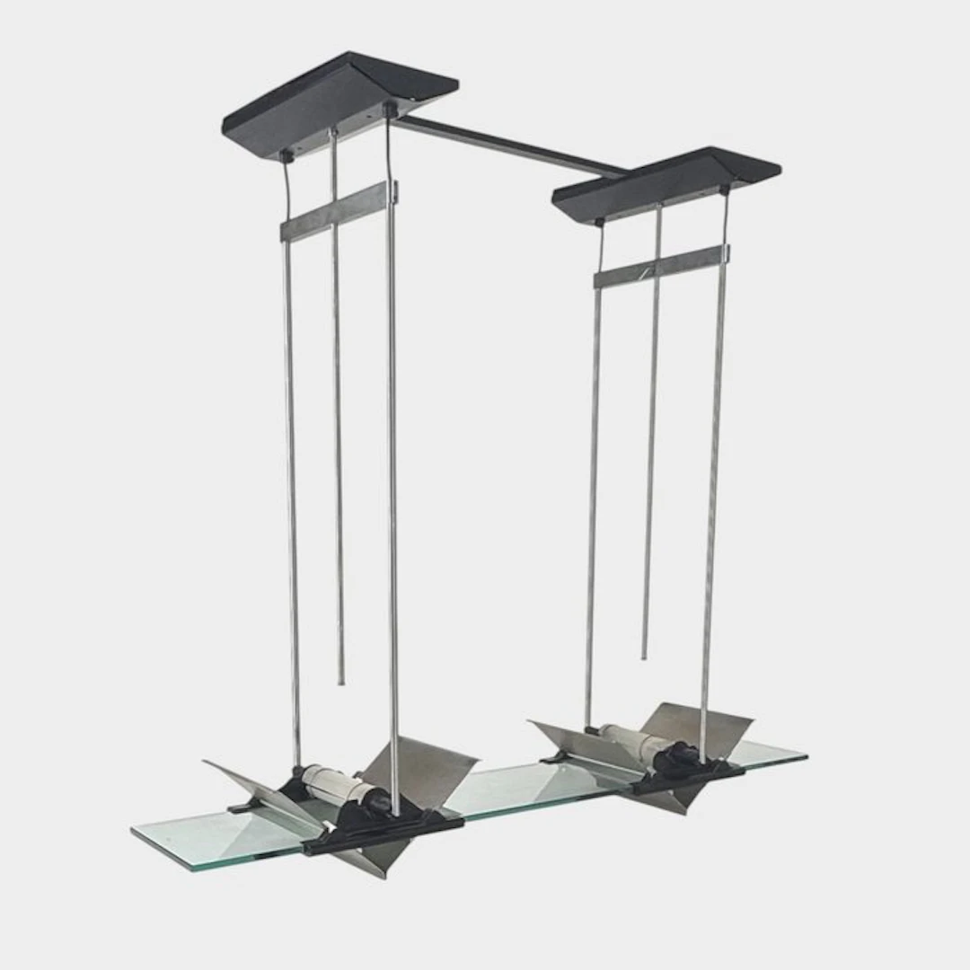 Lamperti - Giovanni Grignani - Ceiling lamp - Dihedron - Metal, Aluminium