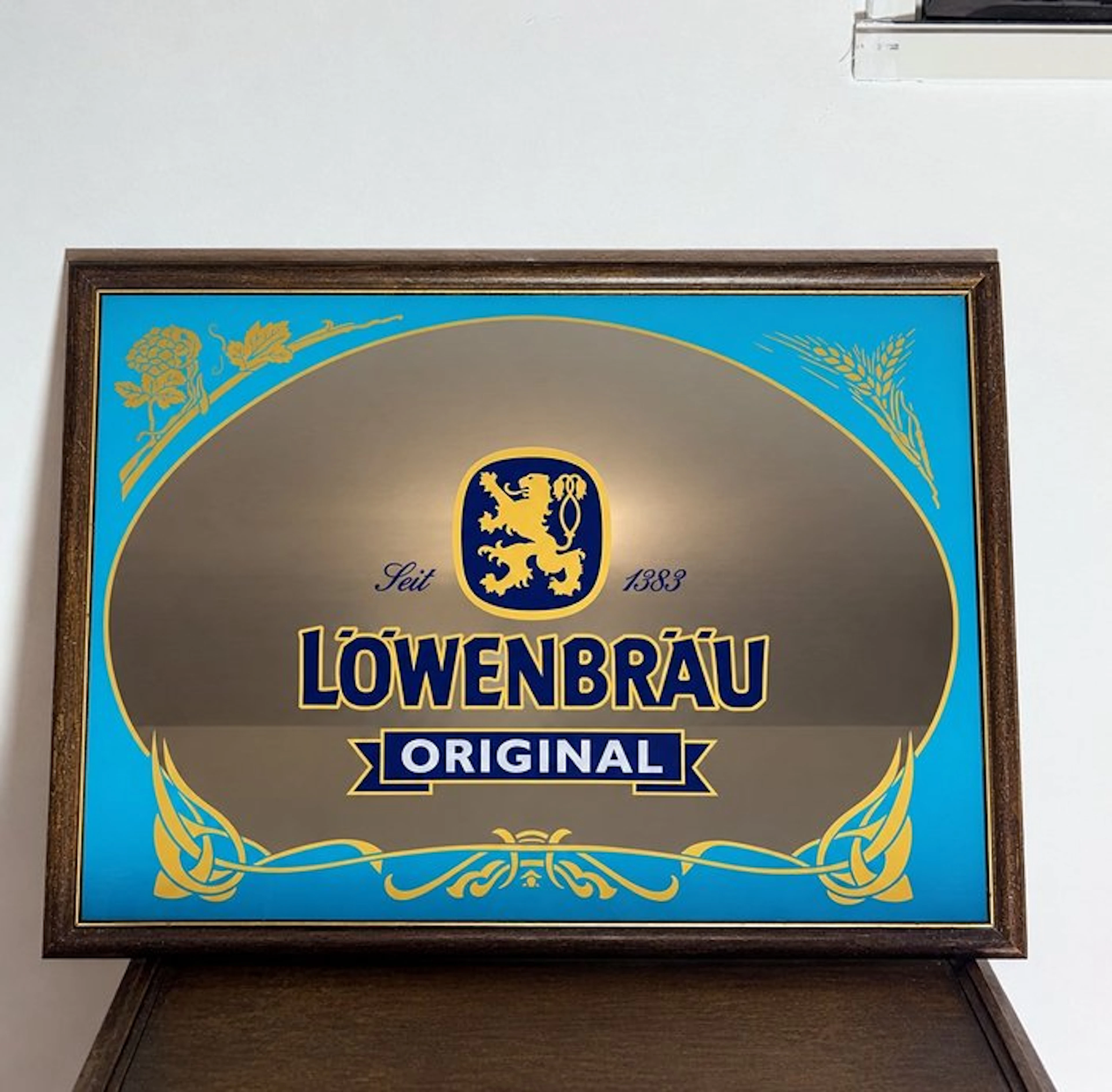 José Abel Oliveira - Wall mirror- Brewery advertising...