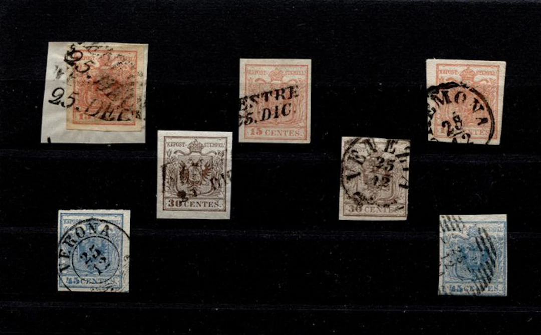 Italian Ancient States - Lombardo Veneto 1850/1850 - Lot...