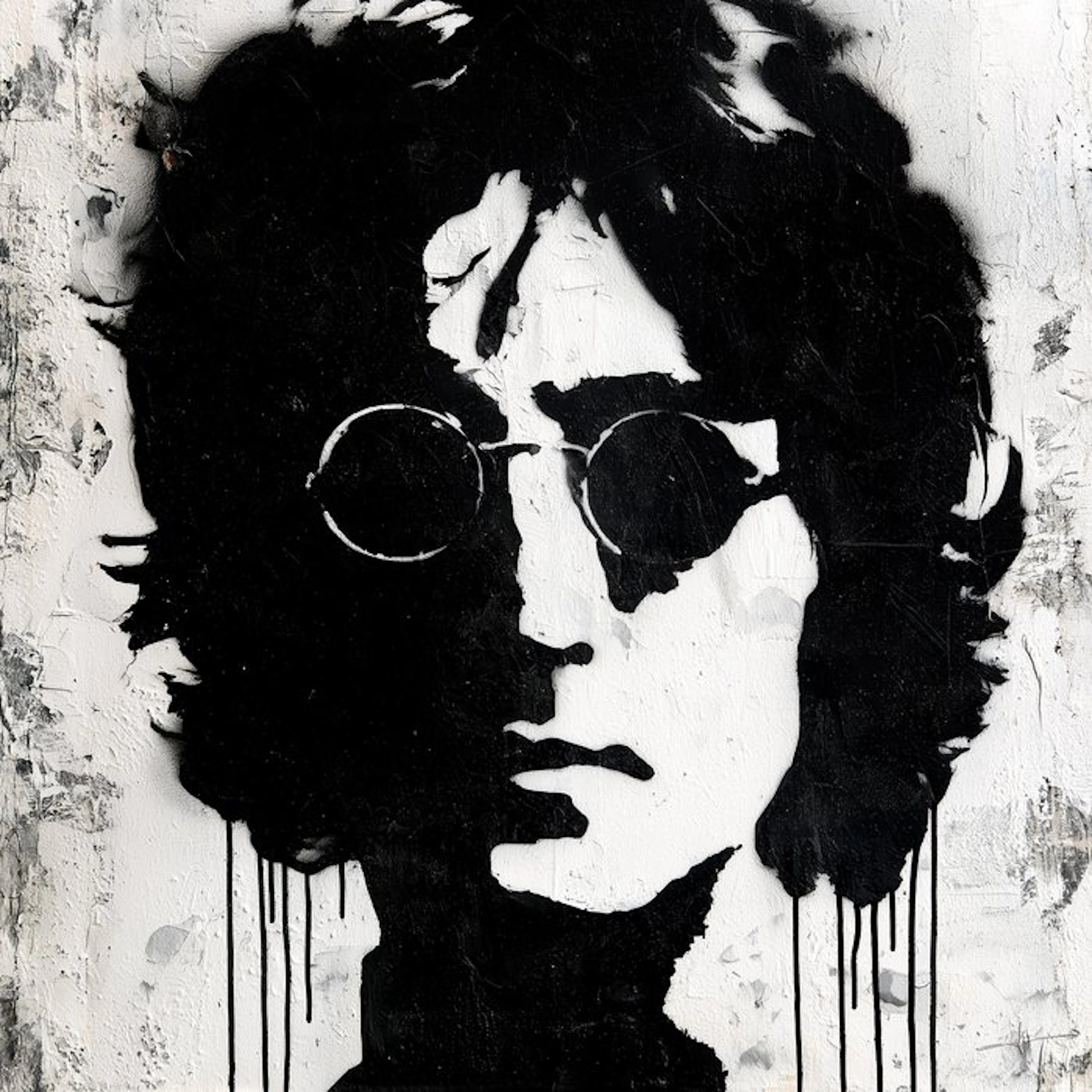David Law (1967) - John Lennon (Stencil)