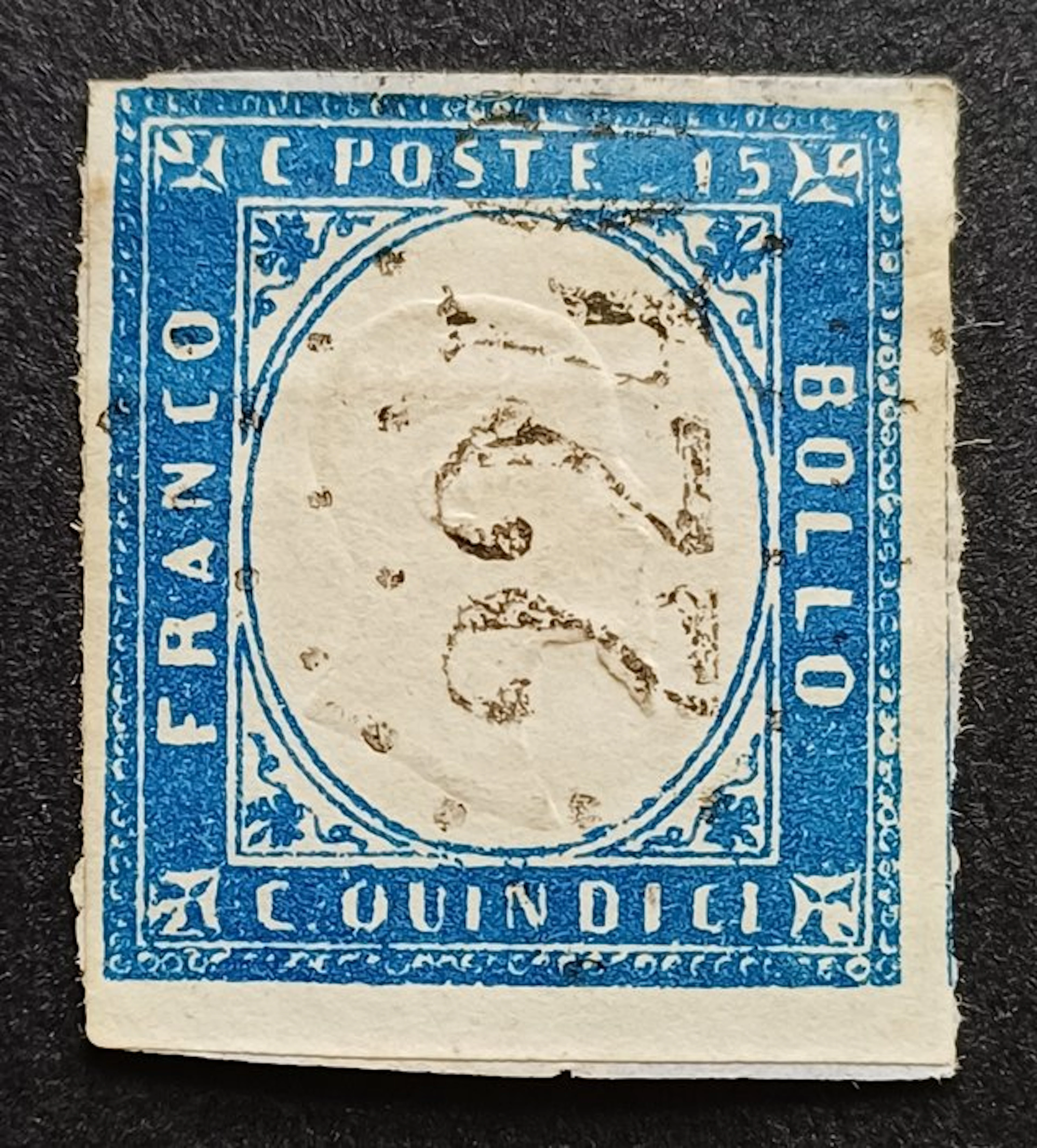 Italy Kingdom 1863 - 15-cent Sardinia type
