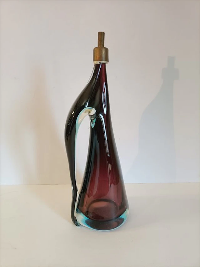 Flavio Poli per Seguso Vetri d'arte. - Table lamp - Glass