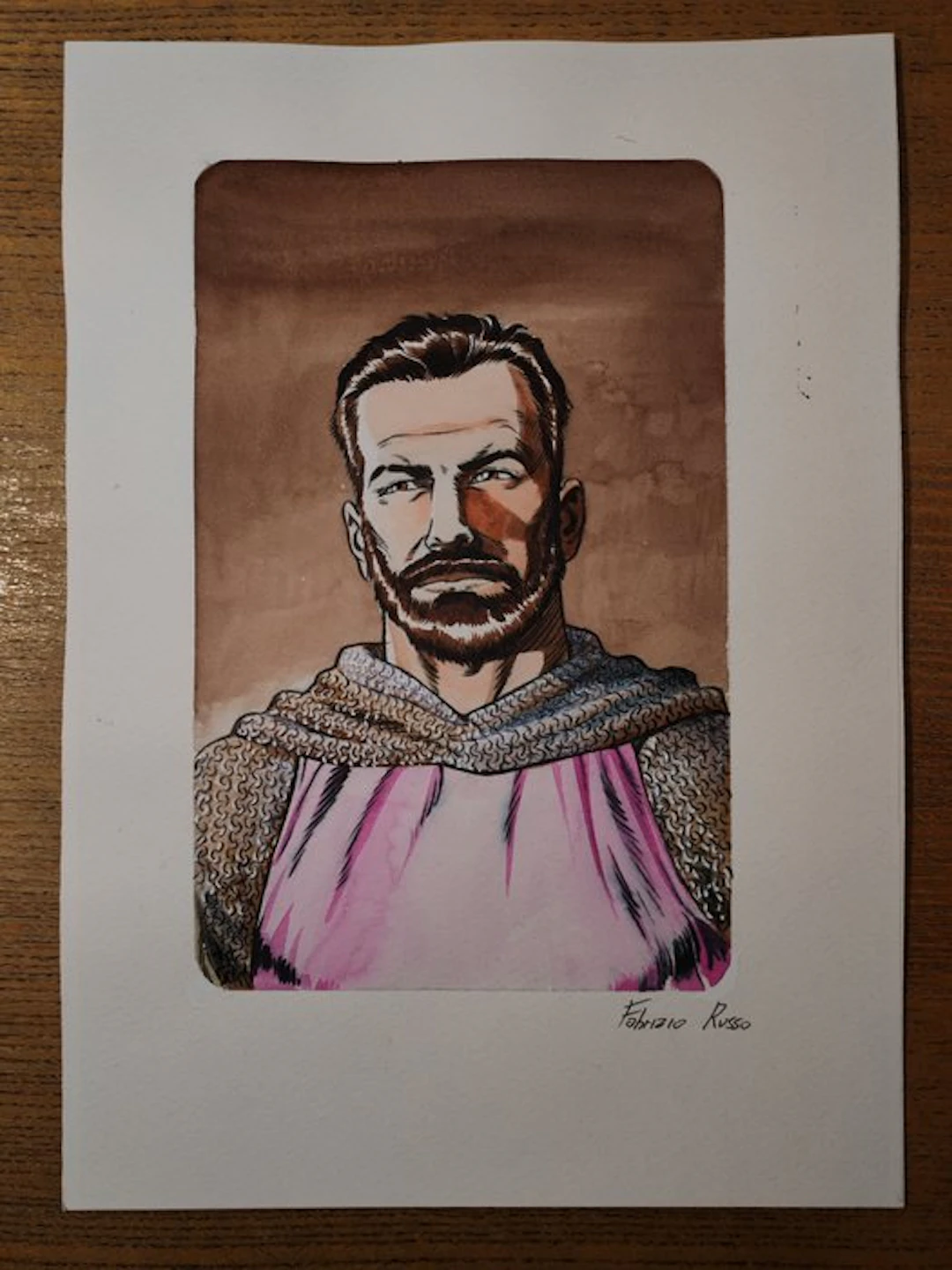 Russo, Fabrizio - 1 Original colour drawing - Gioco da tavolo - test - 2026