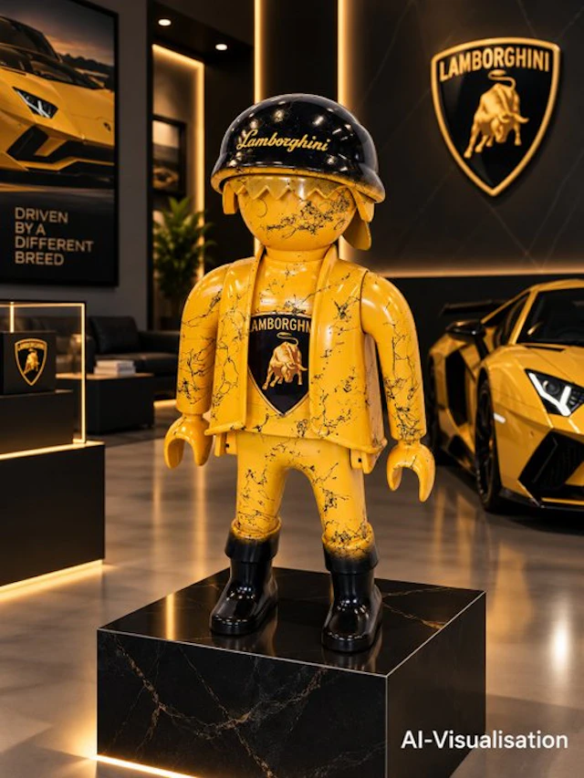 Beever Deco Art - Lamborghini Playmobil XXL - 62cm