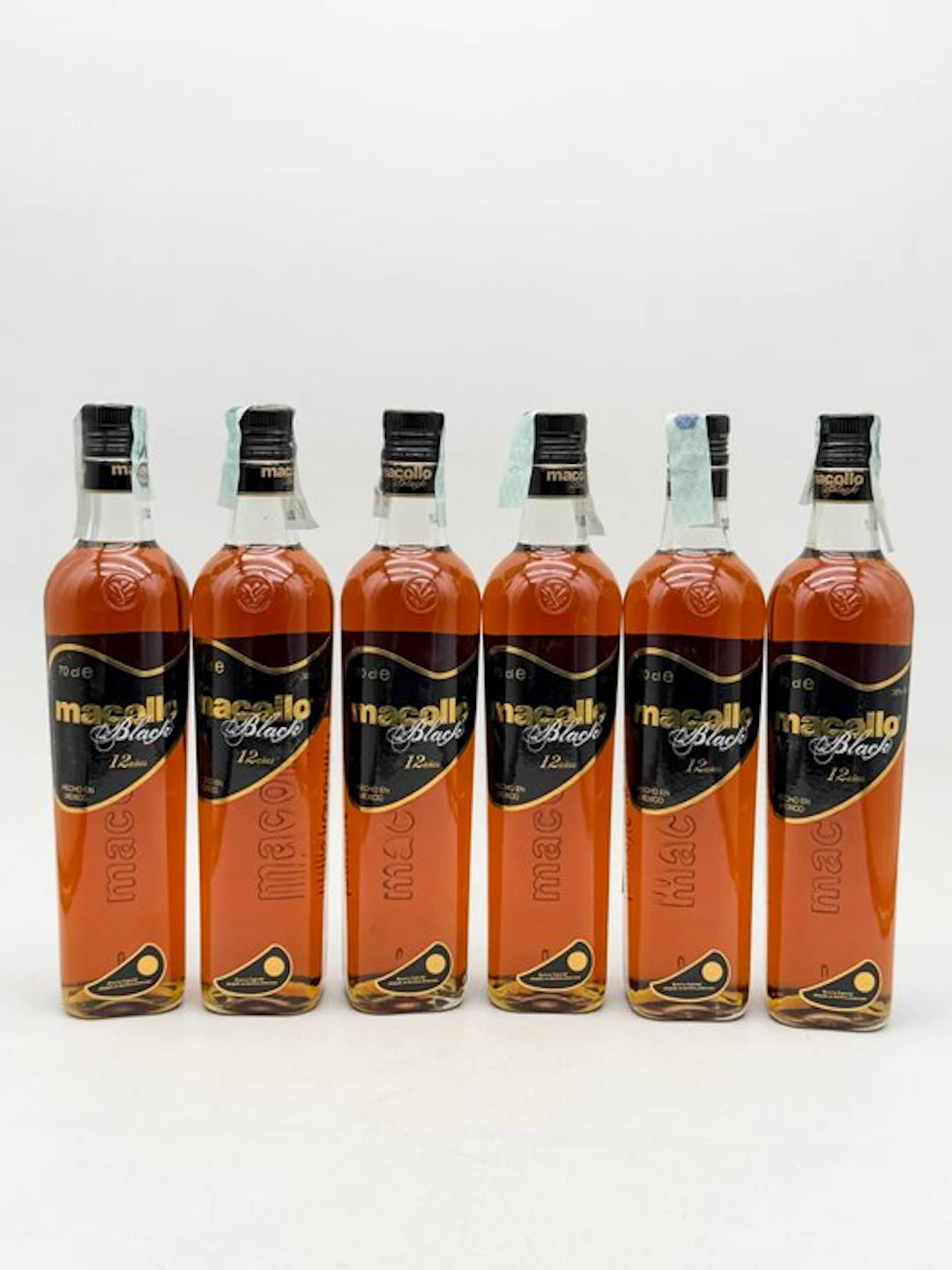 Macollo 12 years old - Black - Mexican Rum - b. 2007 - 70cl - 6 bottles