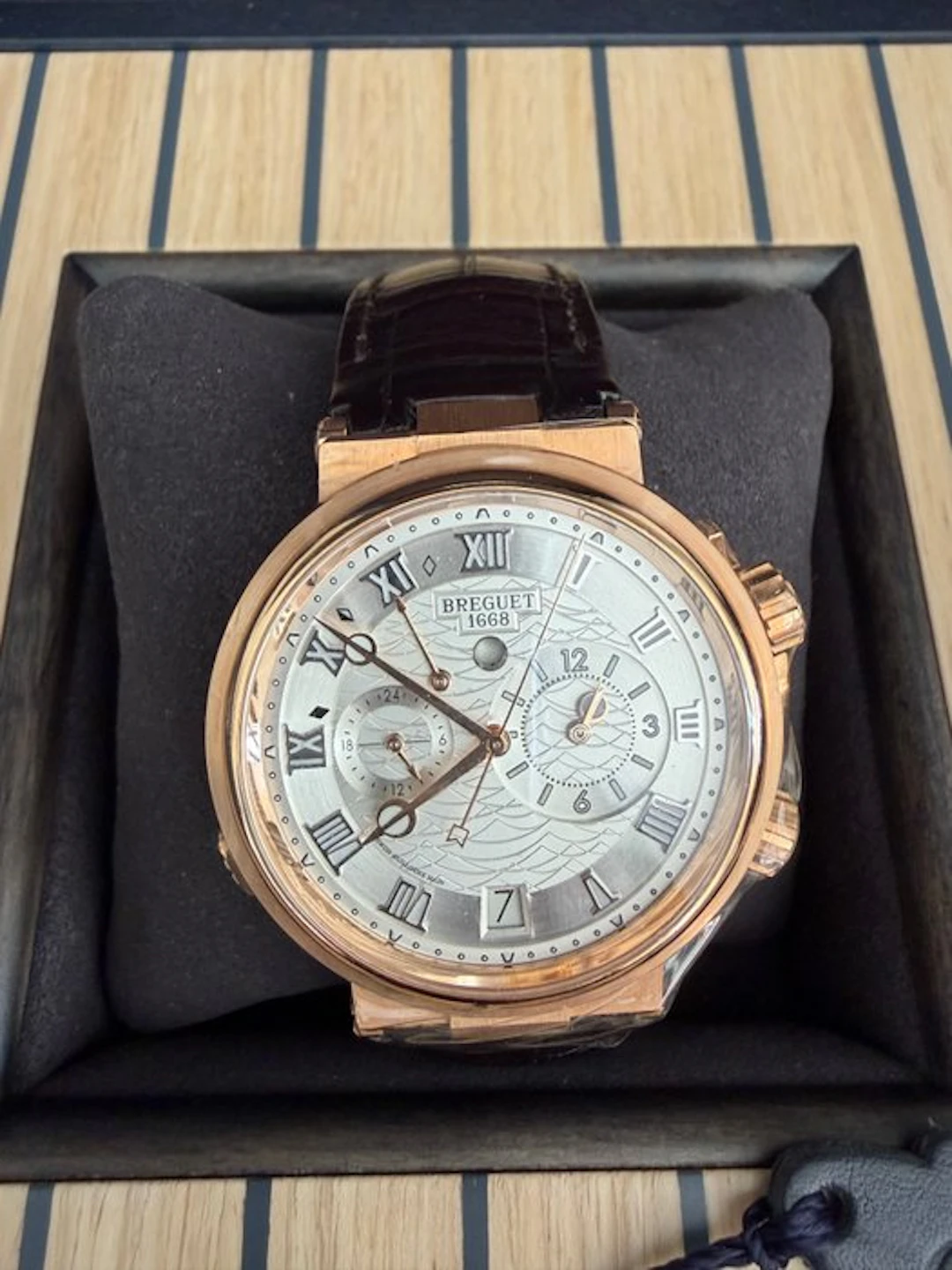 Breguet - Marine Alarme Musicale 5547 - 5547BR/12/9ZU - Men - 2018