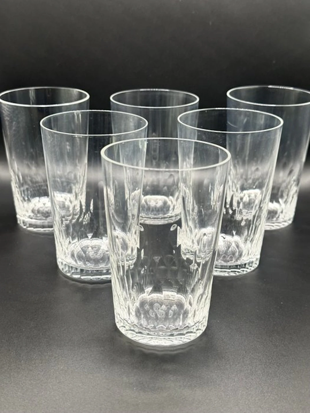 Baccarat - Drinking glass (6) - Richelieu - Crystal - Signed Baccarat goblets.