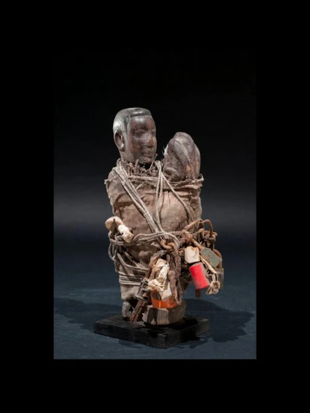 Fetish figure - Wood - 1930-1940 - Fetish Couple - Voodoo - culture