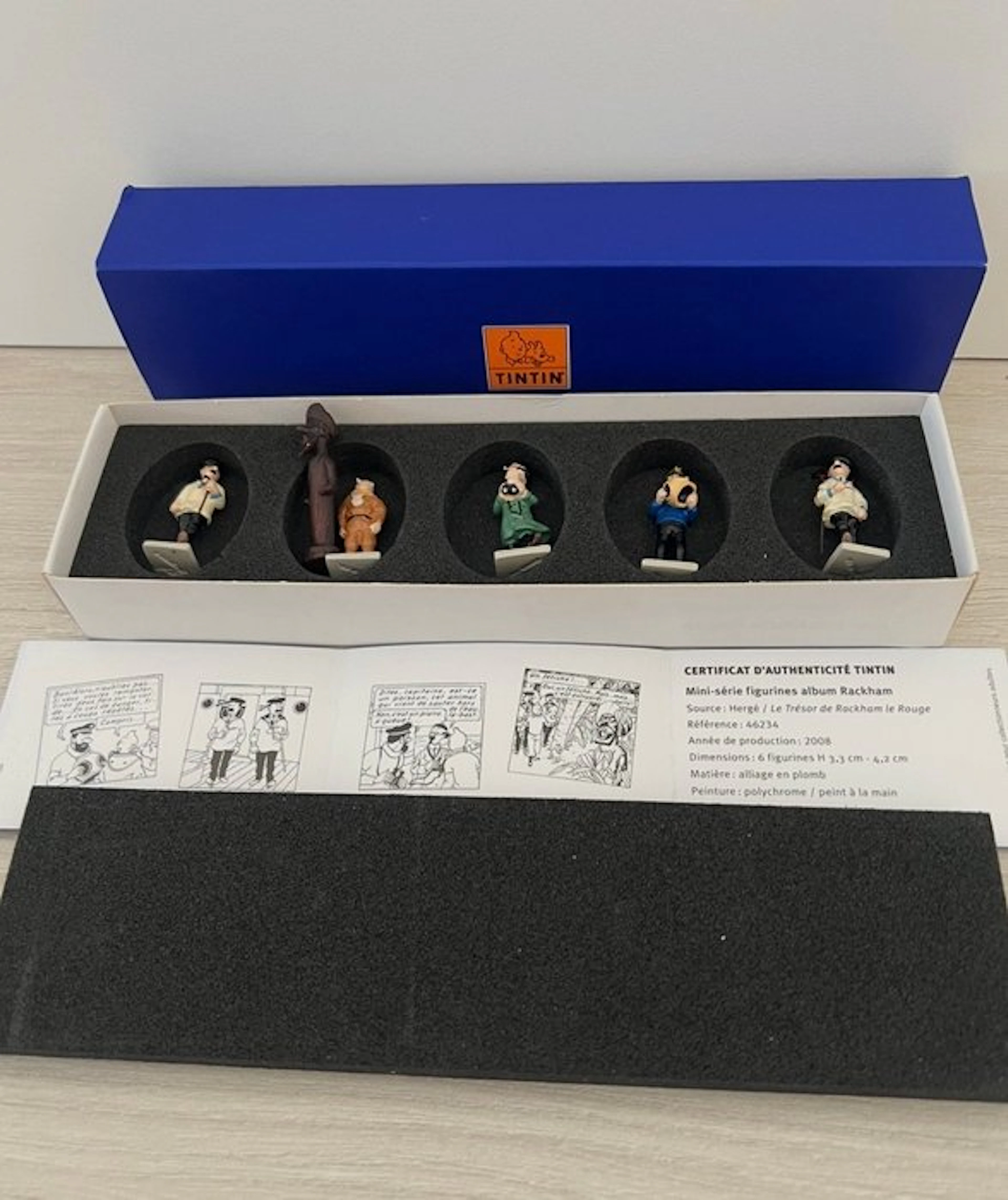 Figurine Moulinsart 46234 - Tintin - Mini-série album...