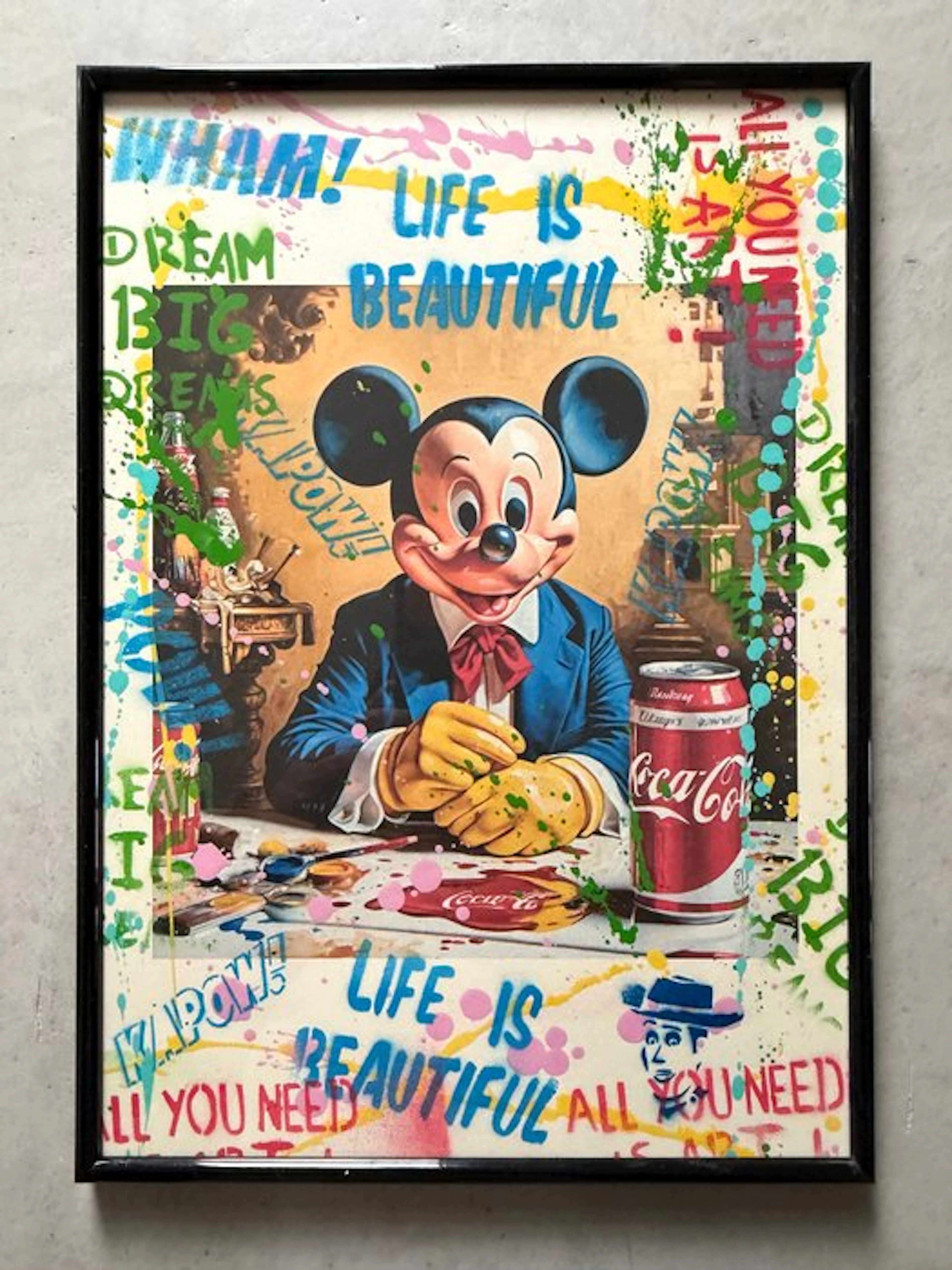 Koen Betjes (1992) - Mickey Mouse the Artist x Street / POP (handfinished)